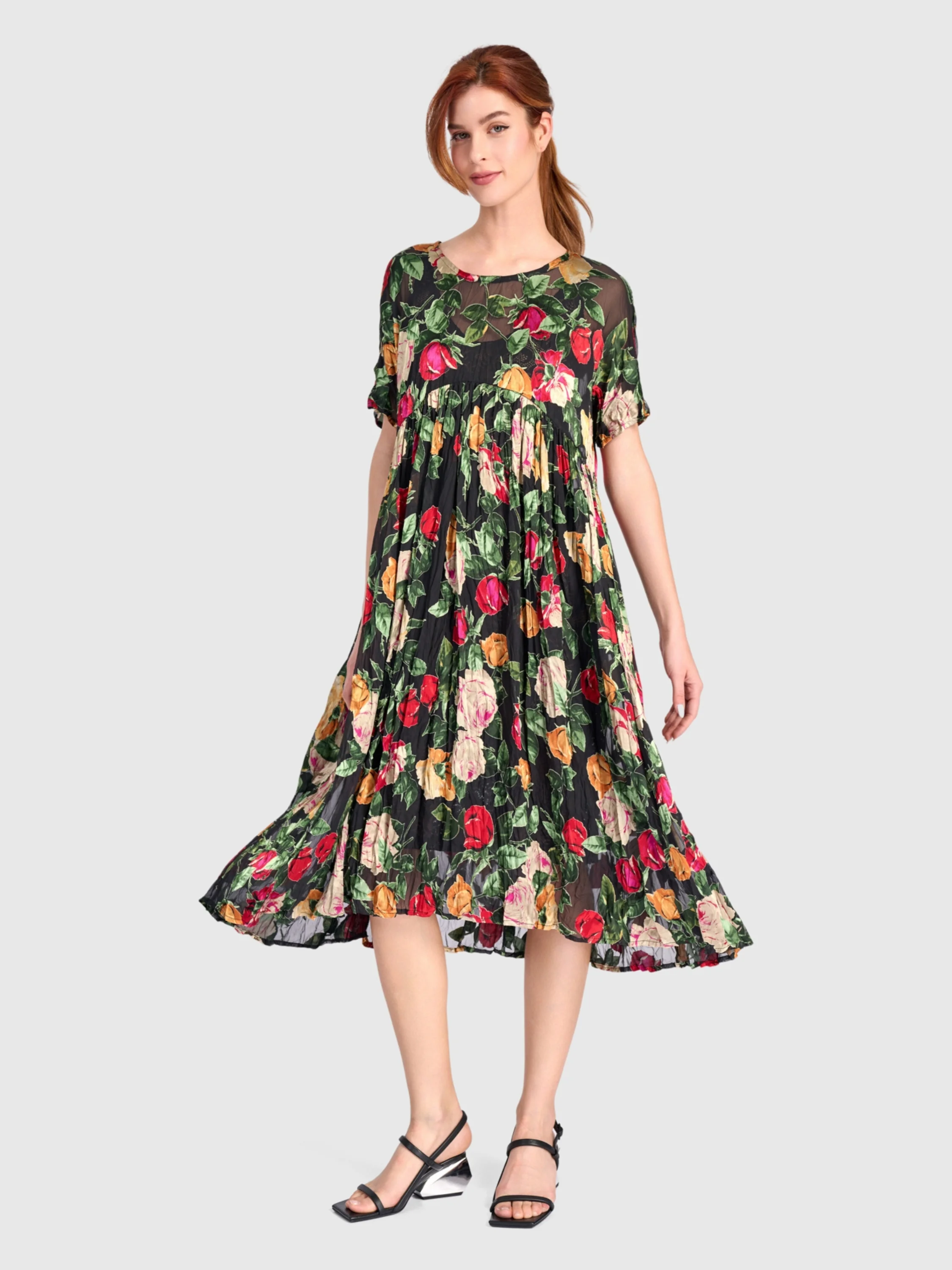 Rose Garden Dress in Floral