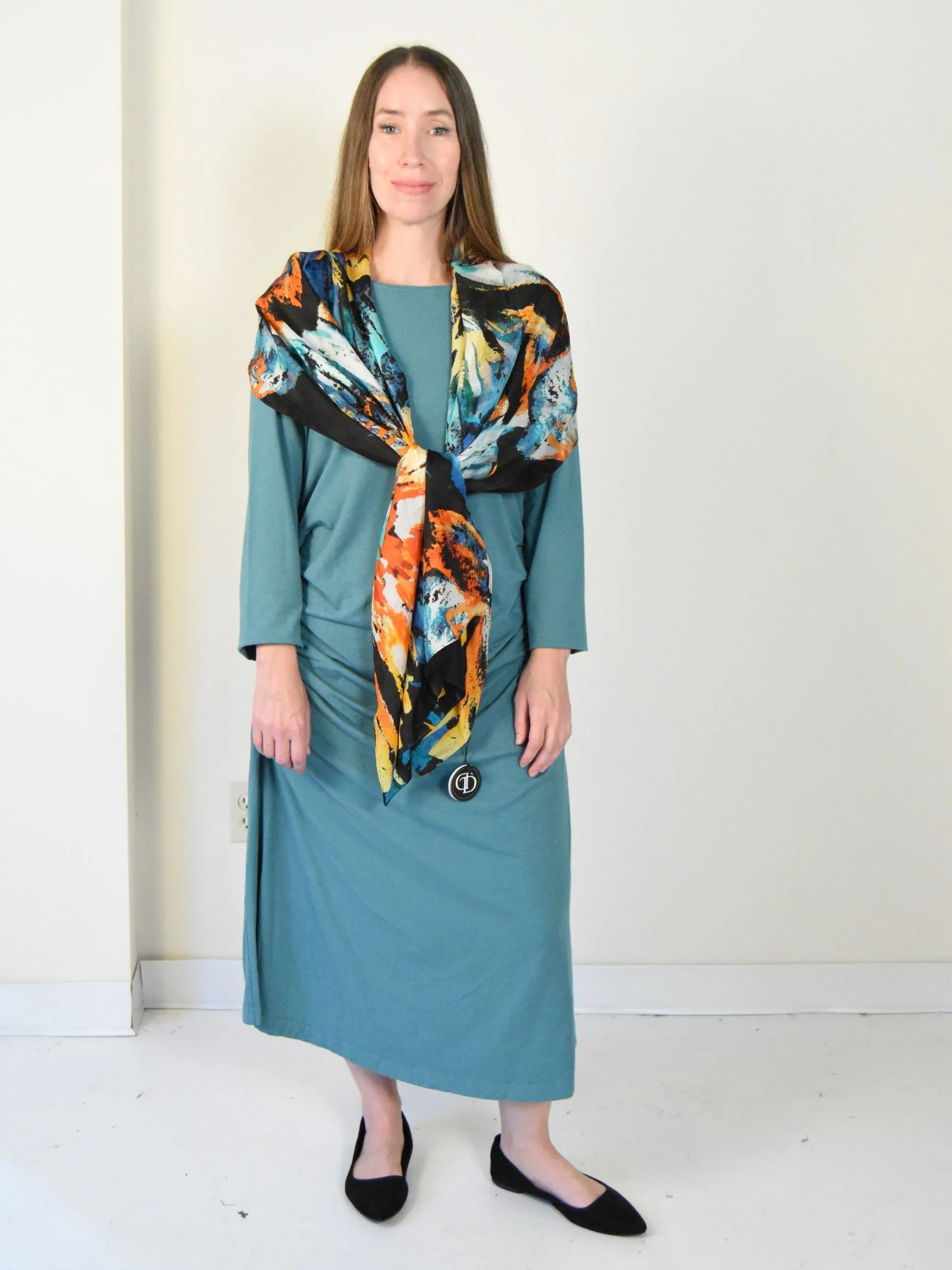Ruched Rya Dress in Iseo