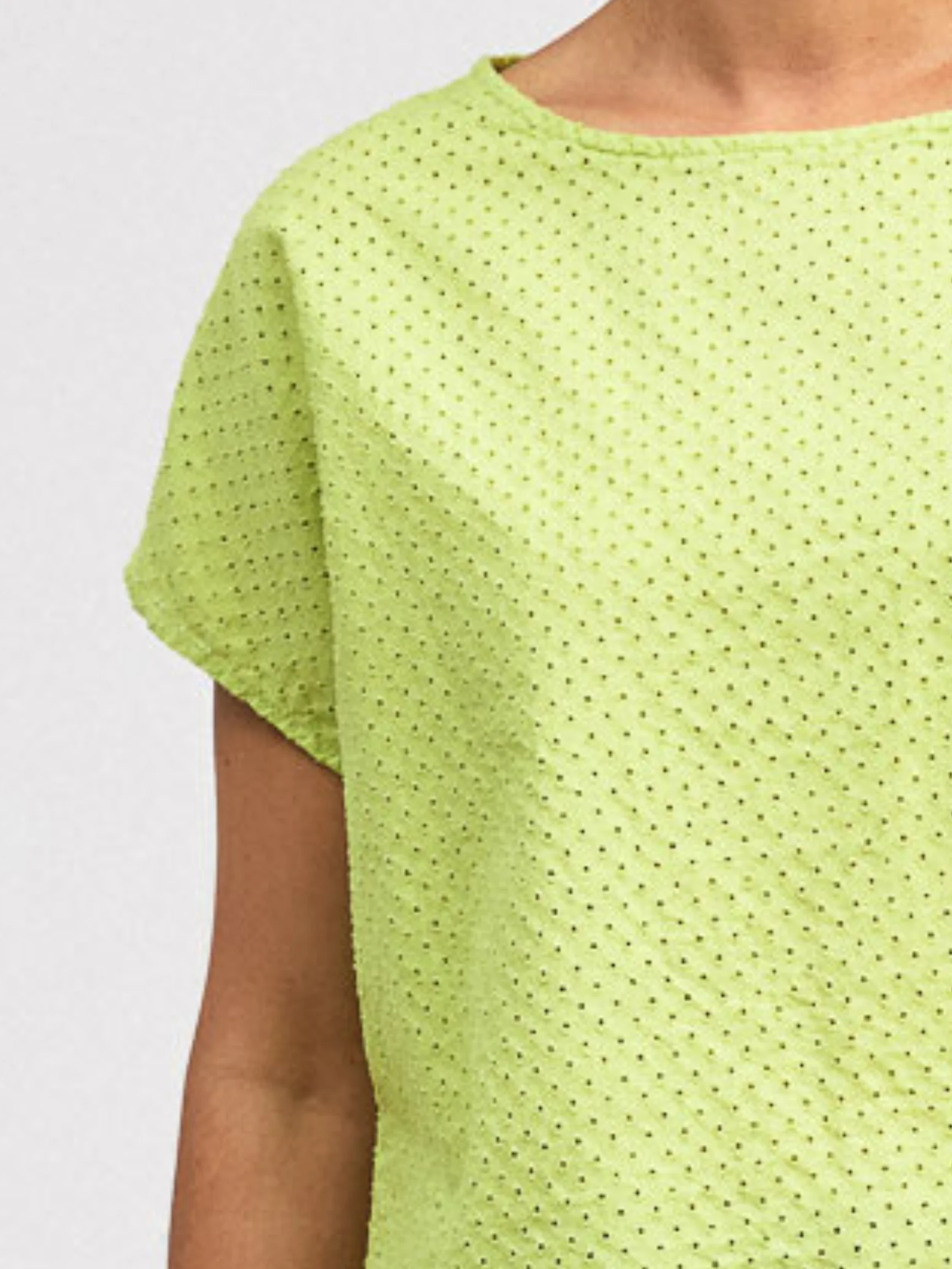 S/L High Low Top in Euphorbia