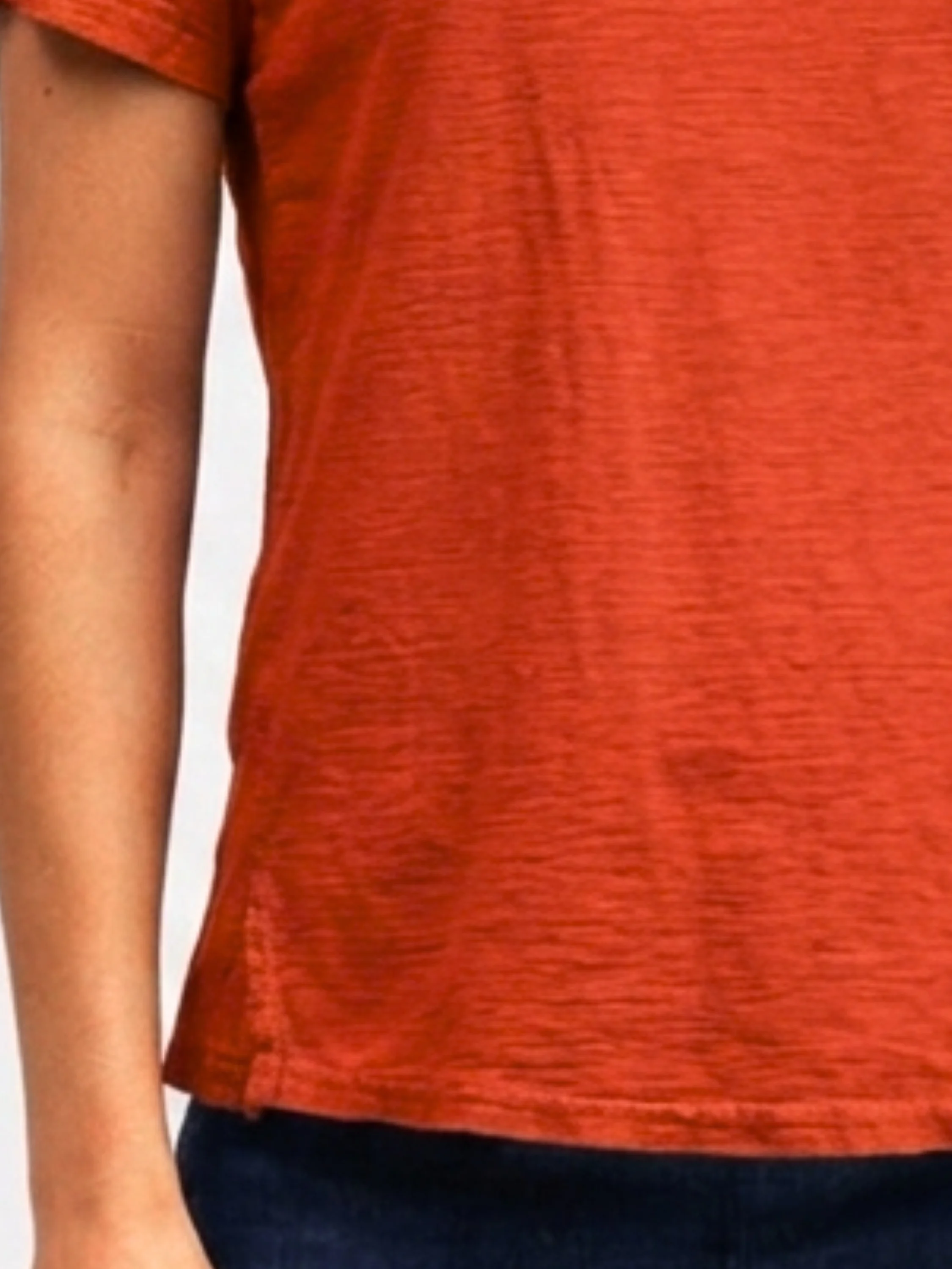 S/S Crop Top in Tabasco