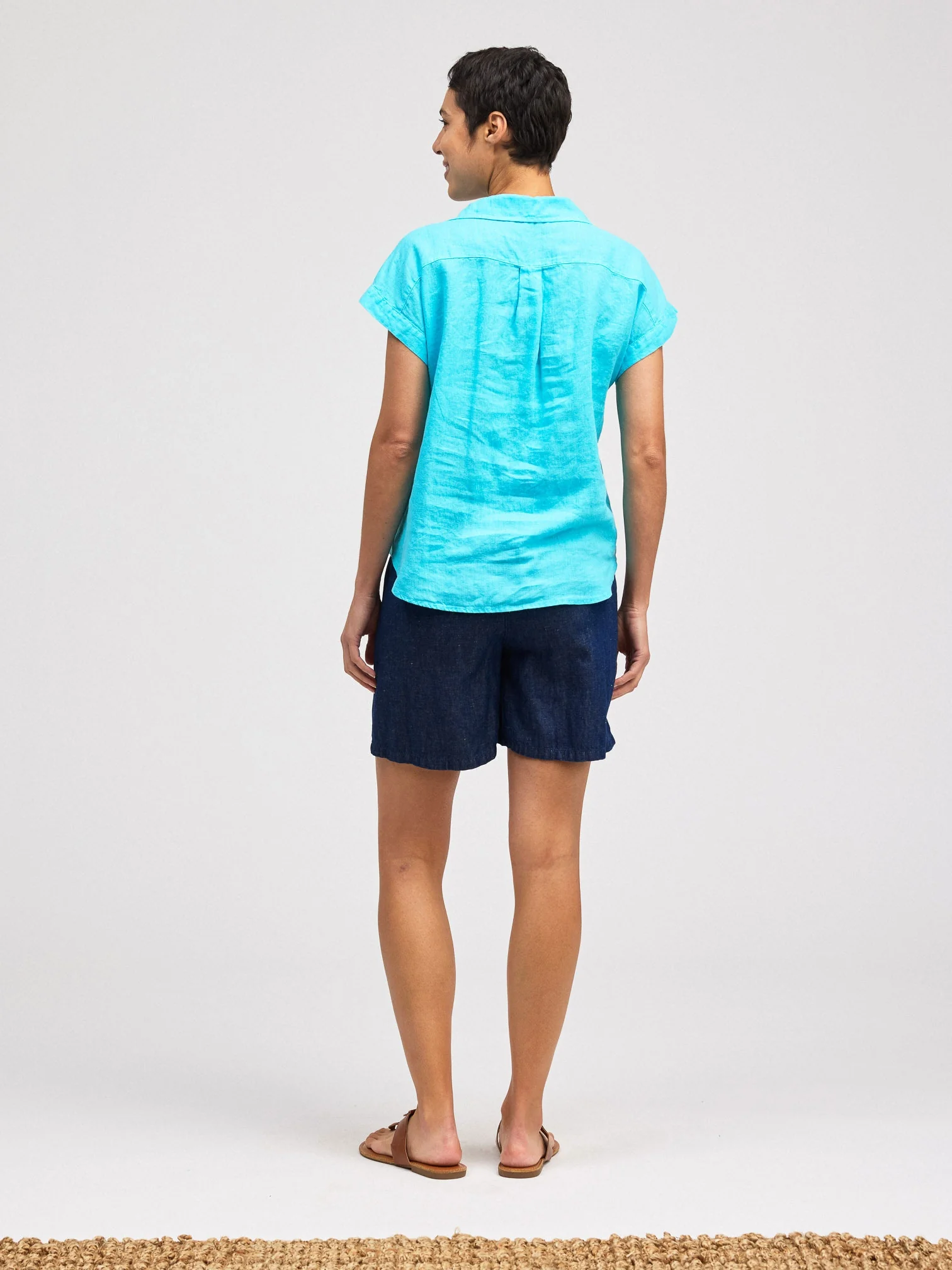 S/S Pkt Shirt in Atoll