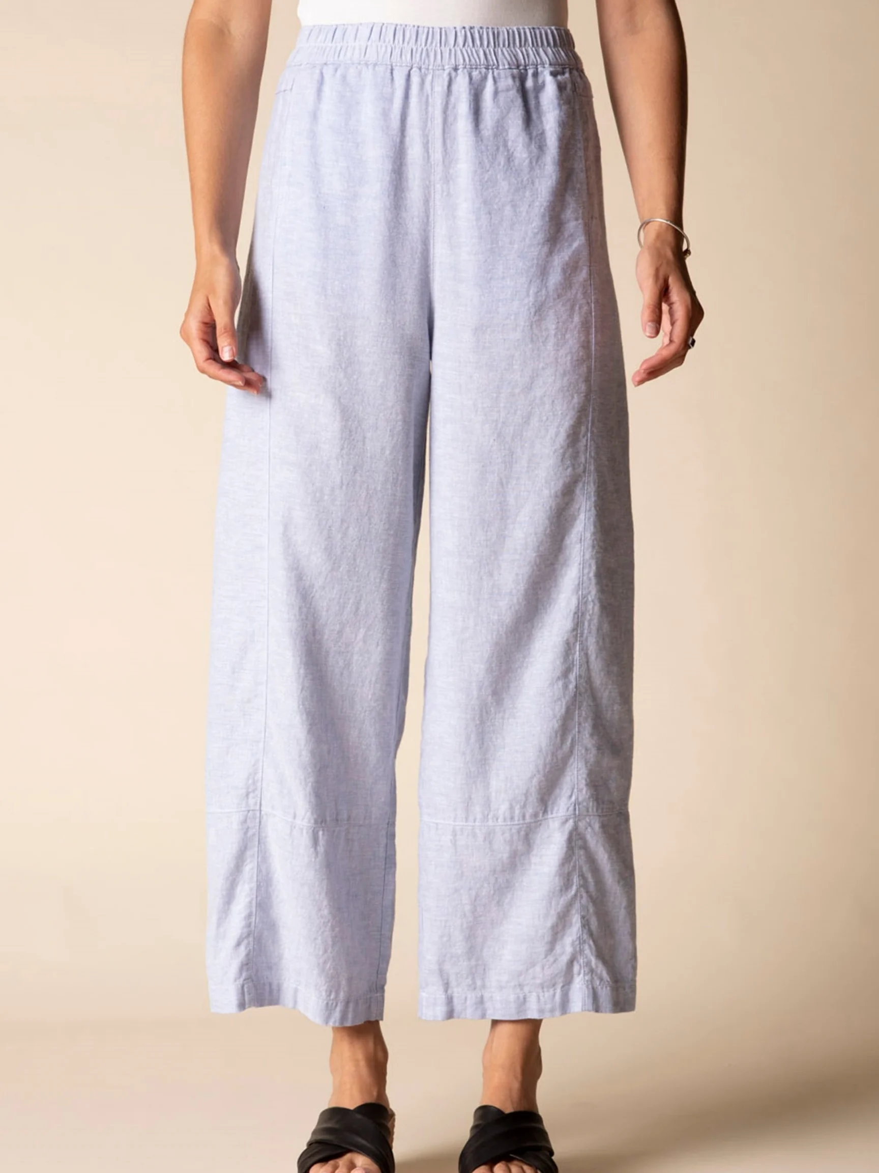 Seamed Crop Pant in Cornflower