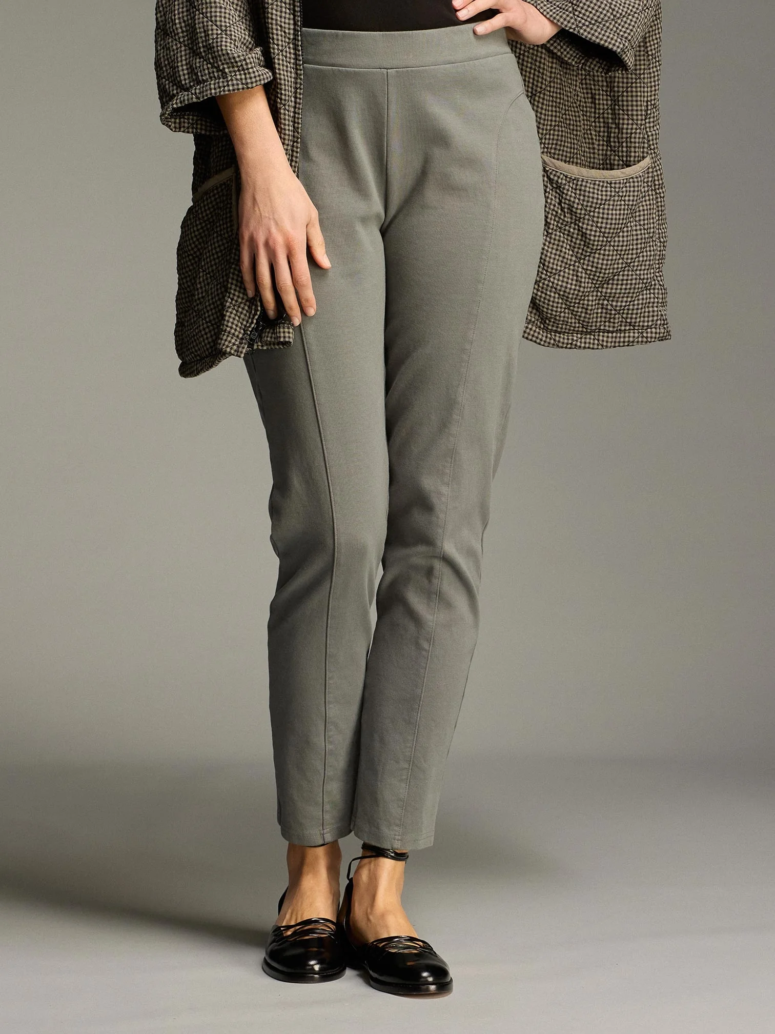 Seamed Legging in Iron