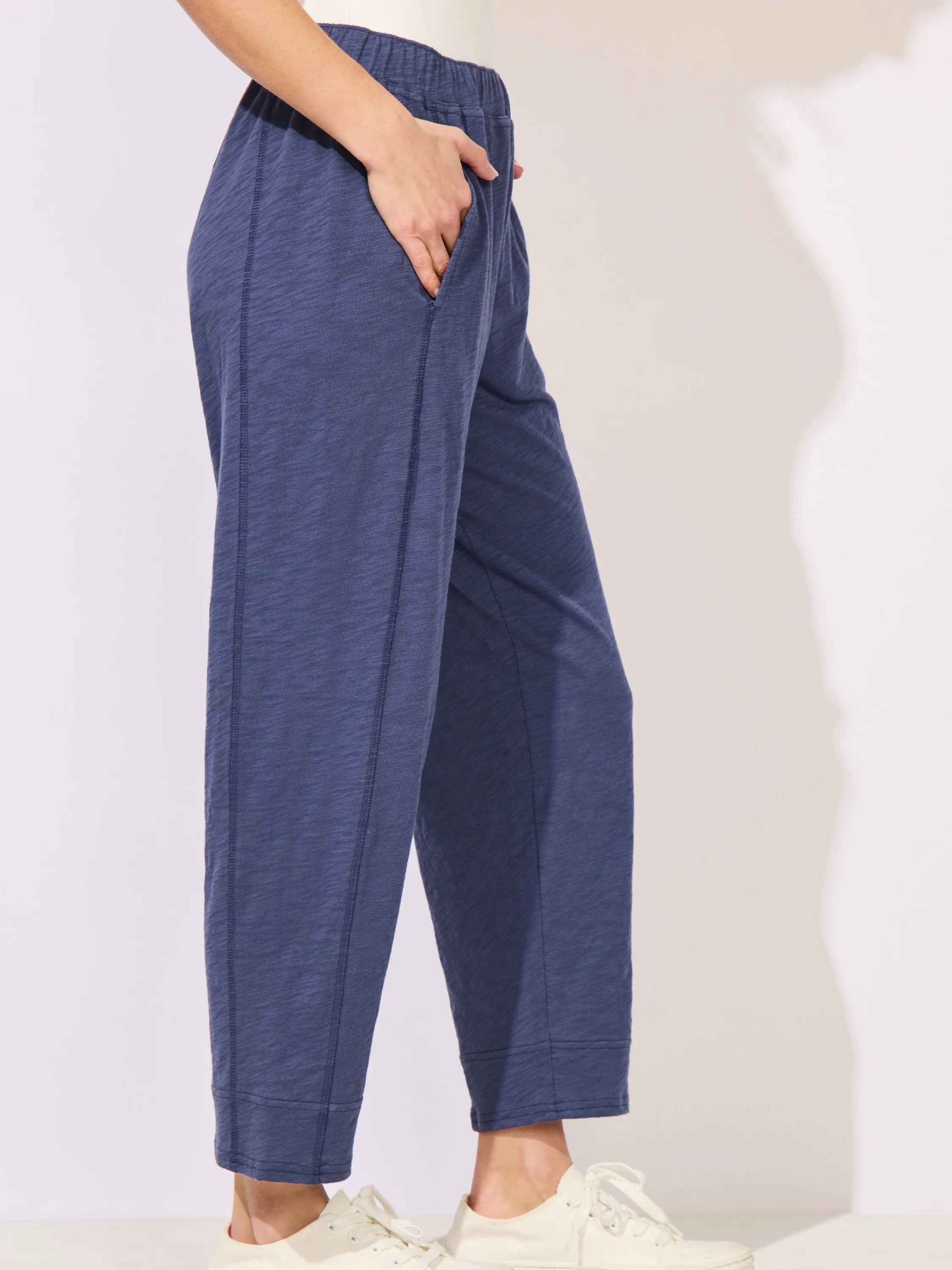 Seamed Pant in Navy