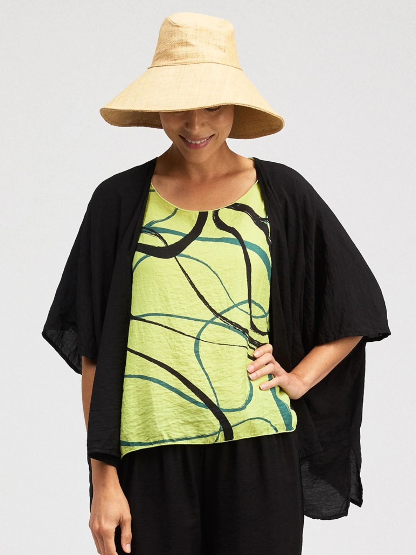Shawl Cardi in Black