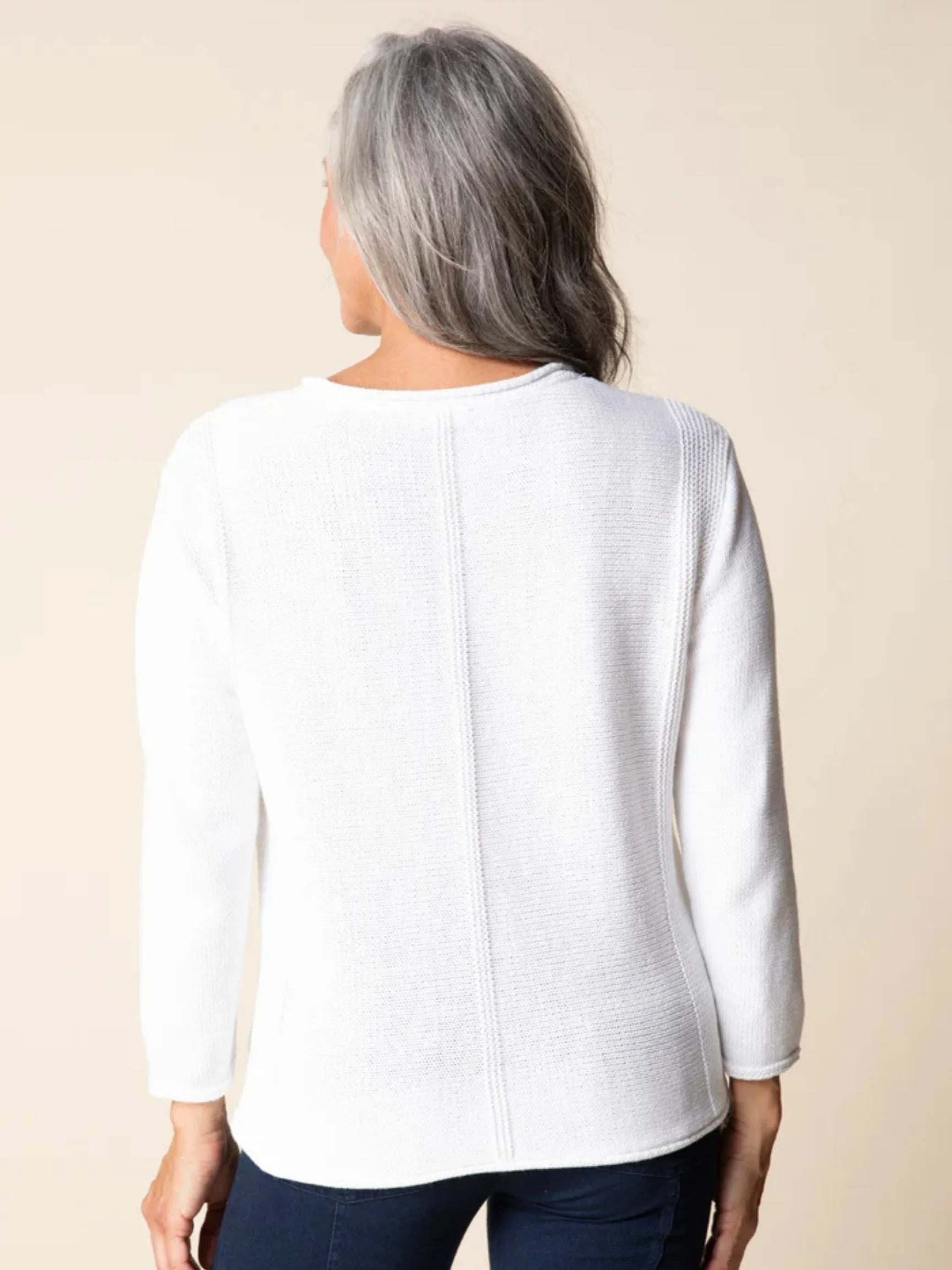 Shoreside V-Neck in White