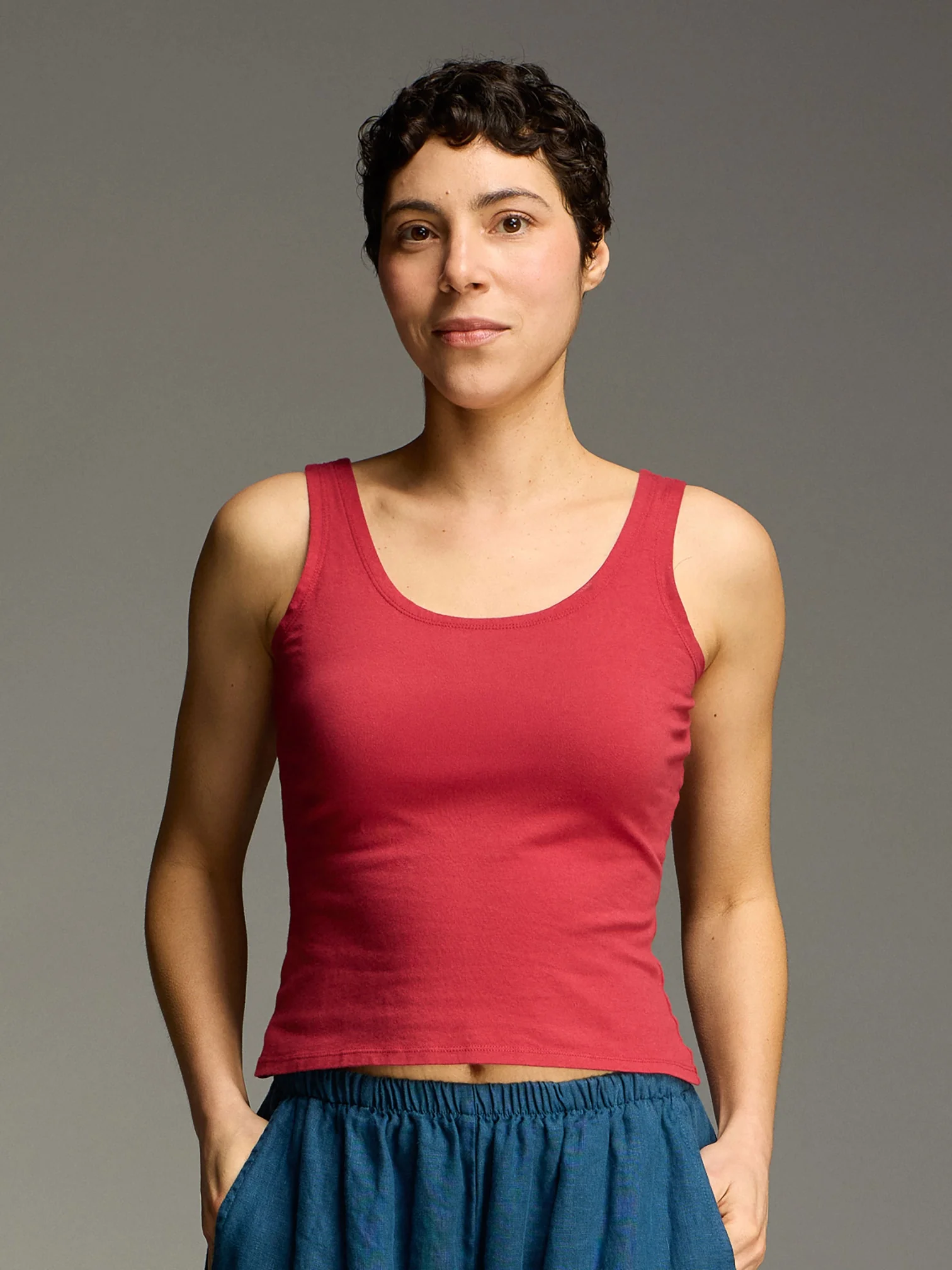 Short Tank in Maraschino