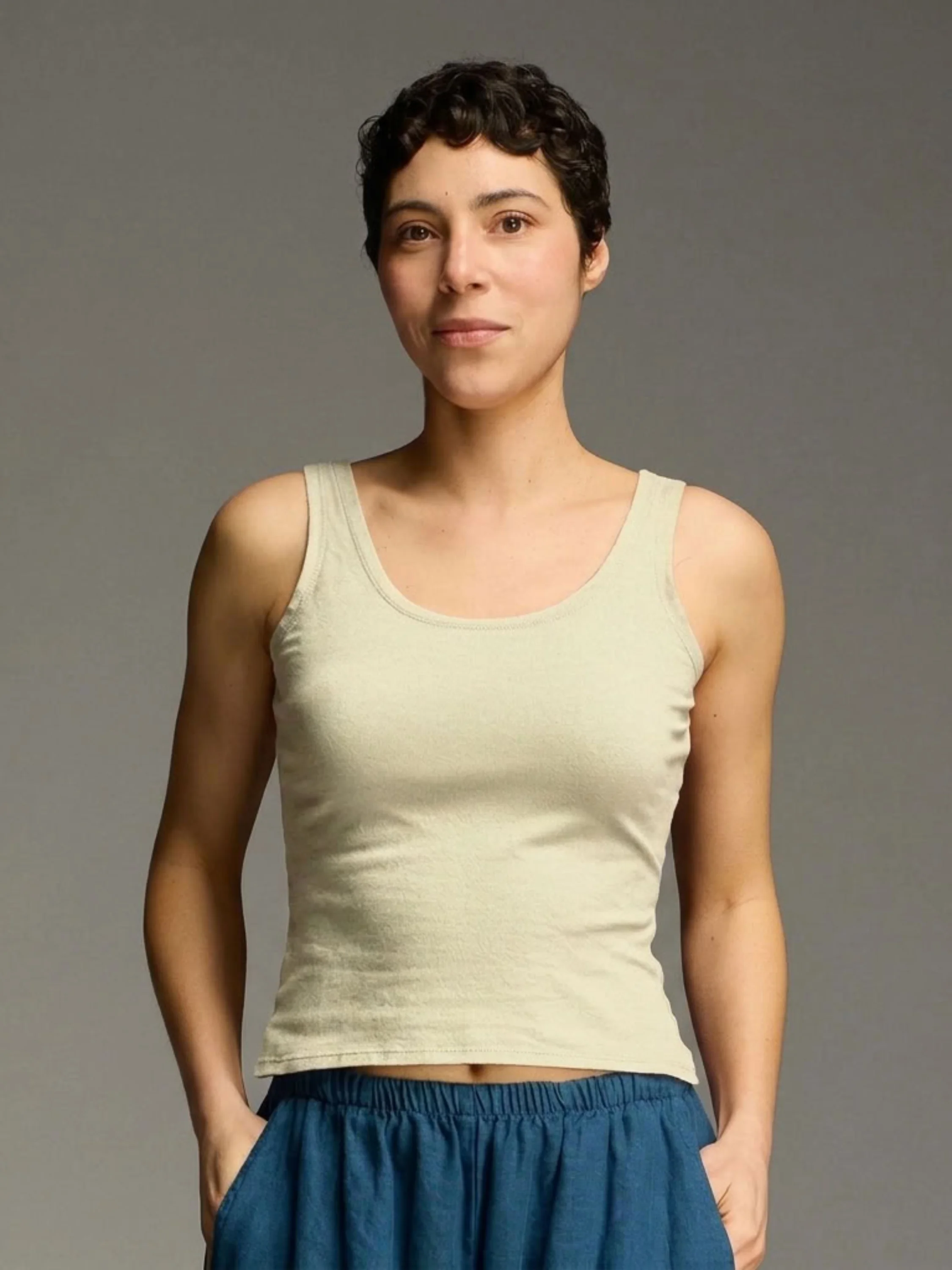 Short Tank in Leek