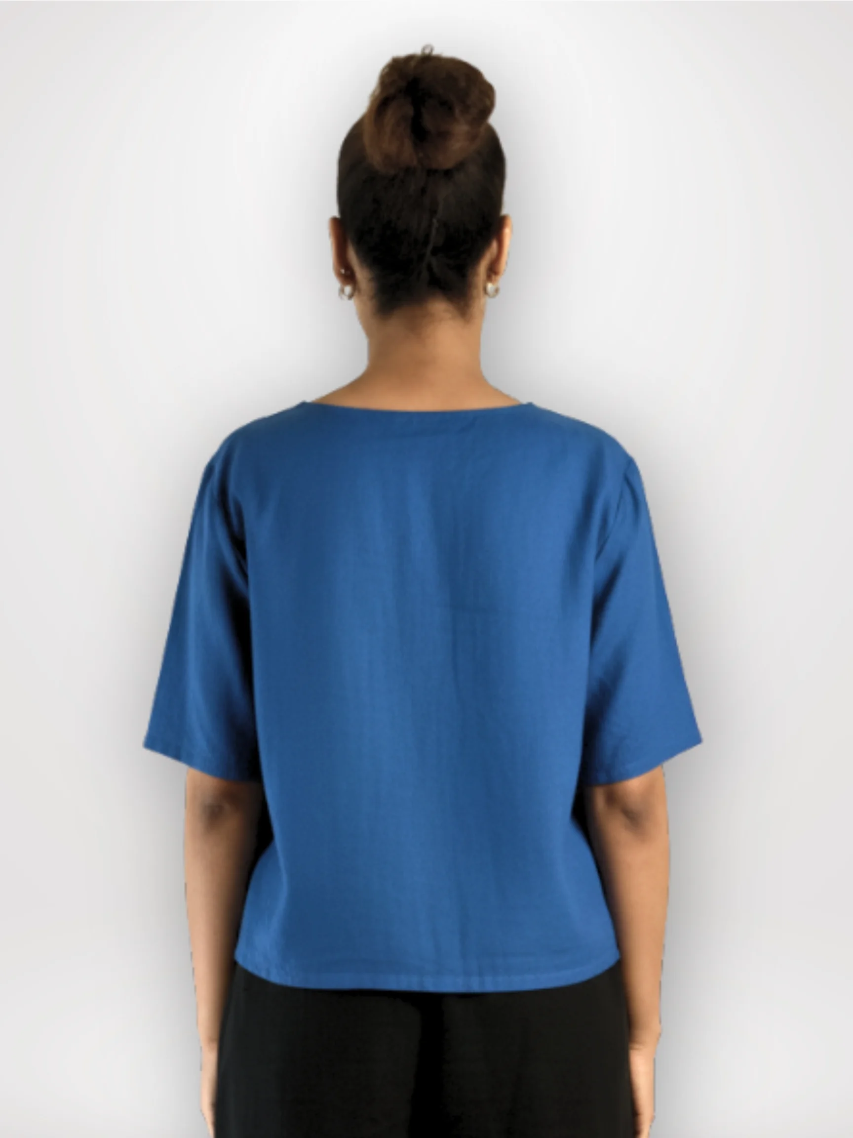 Model is 5’ 8” and wearing size S