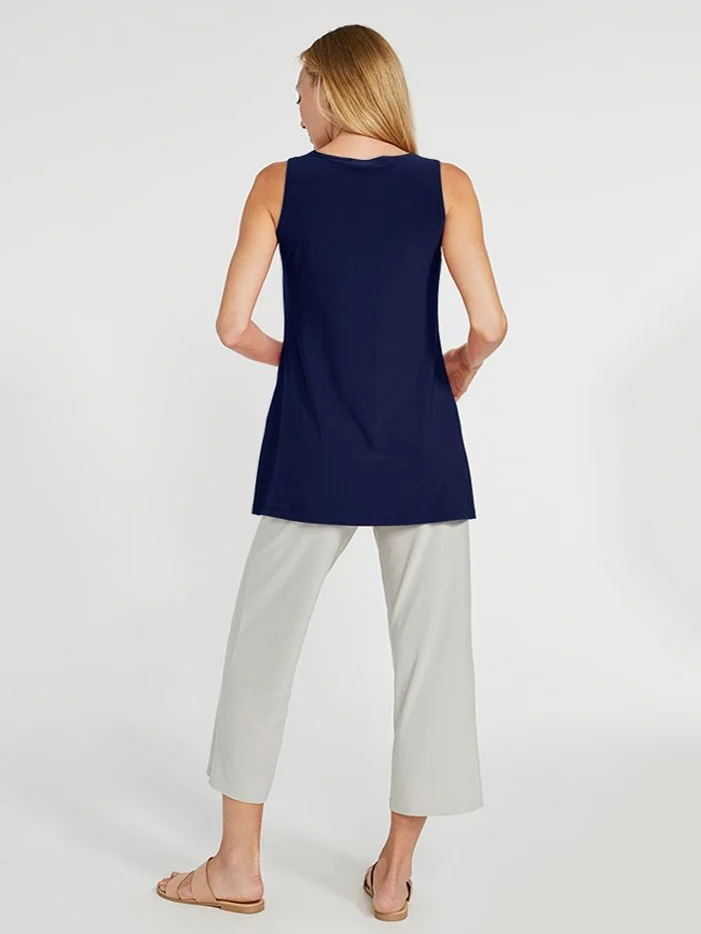 Sleeveless Nu Ideal Tunic in Navy