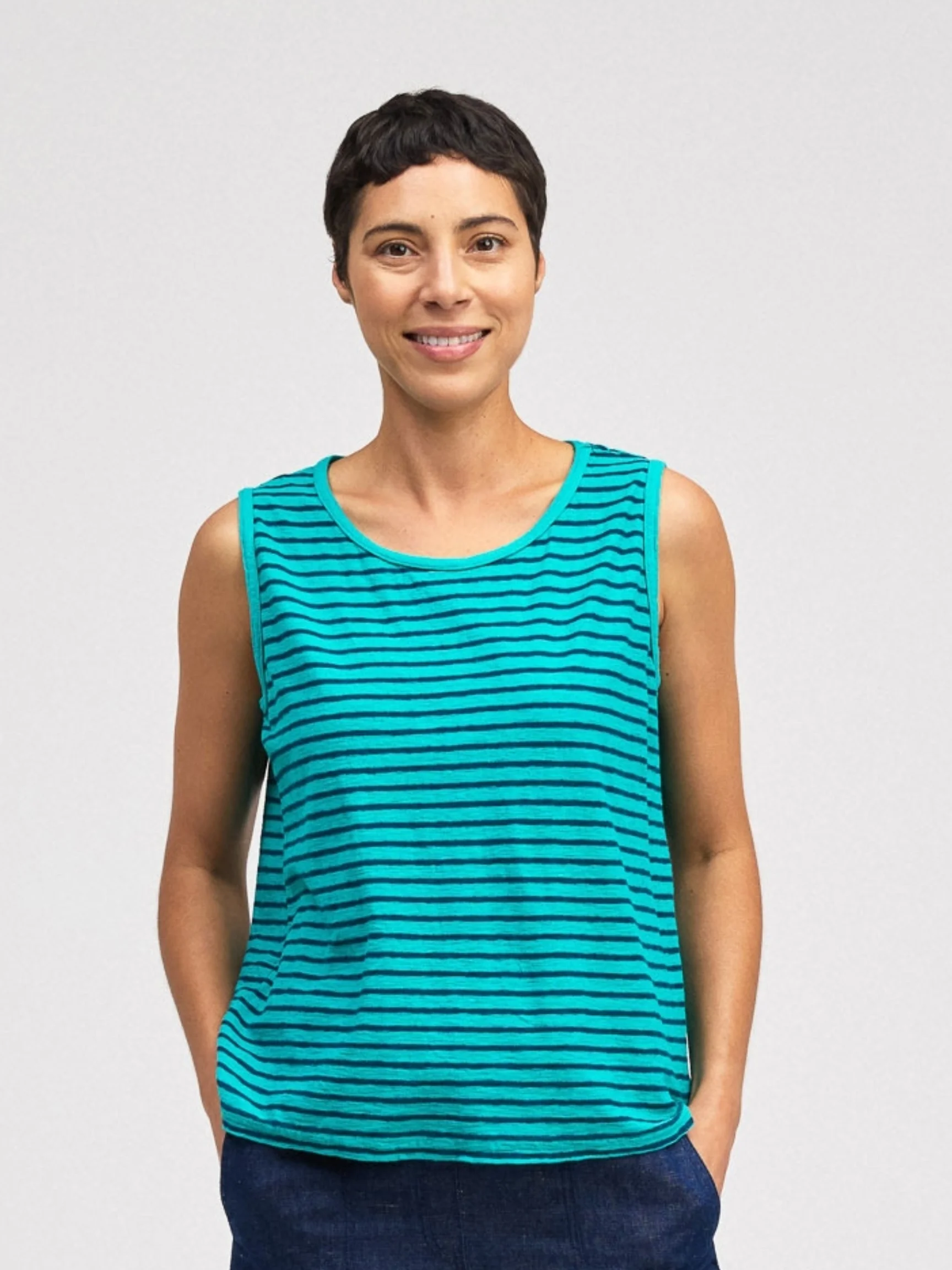 Sleeveless Top in Atoll