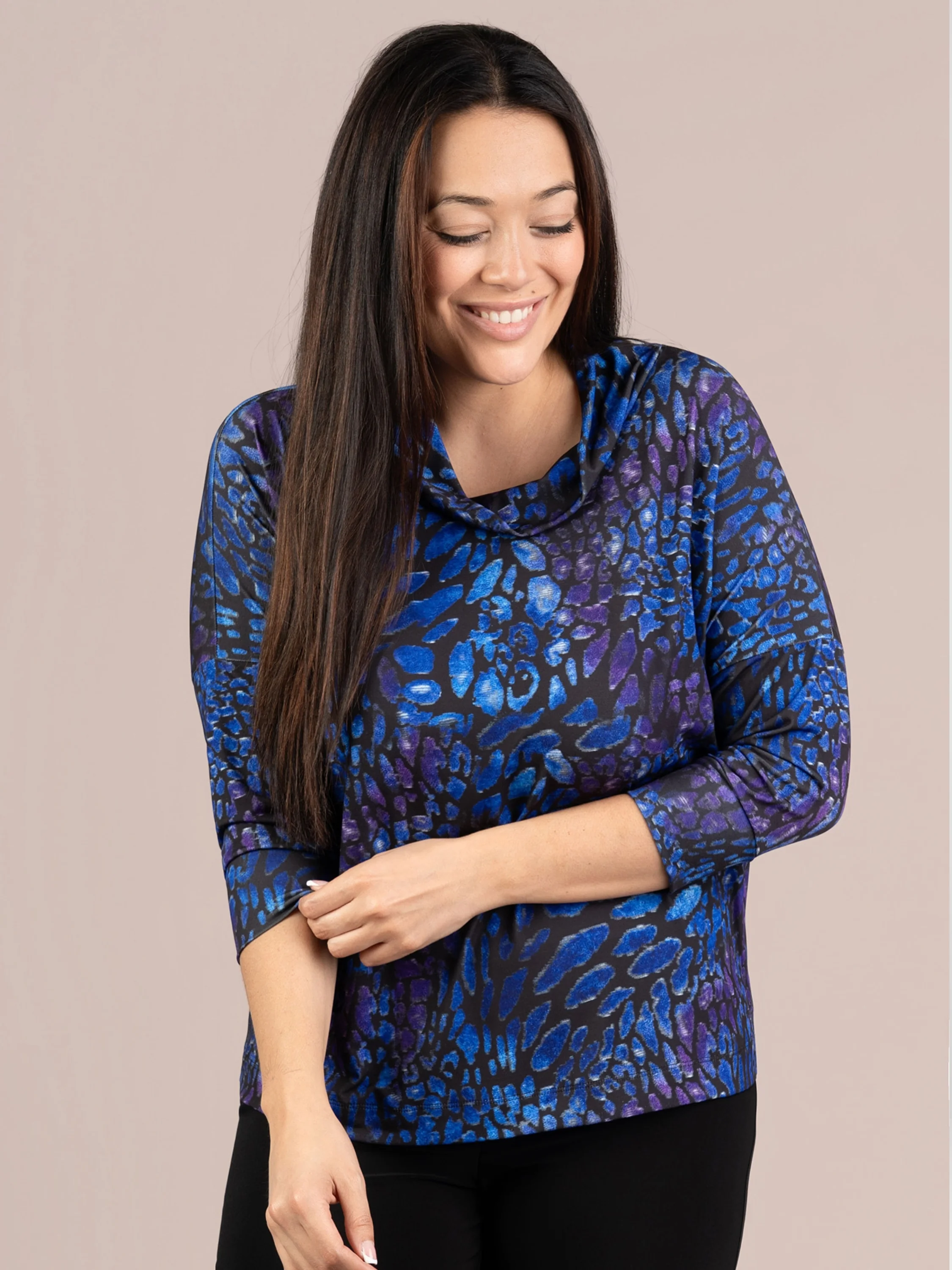 Slouch Sweatshirt Print in Wingfall