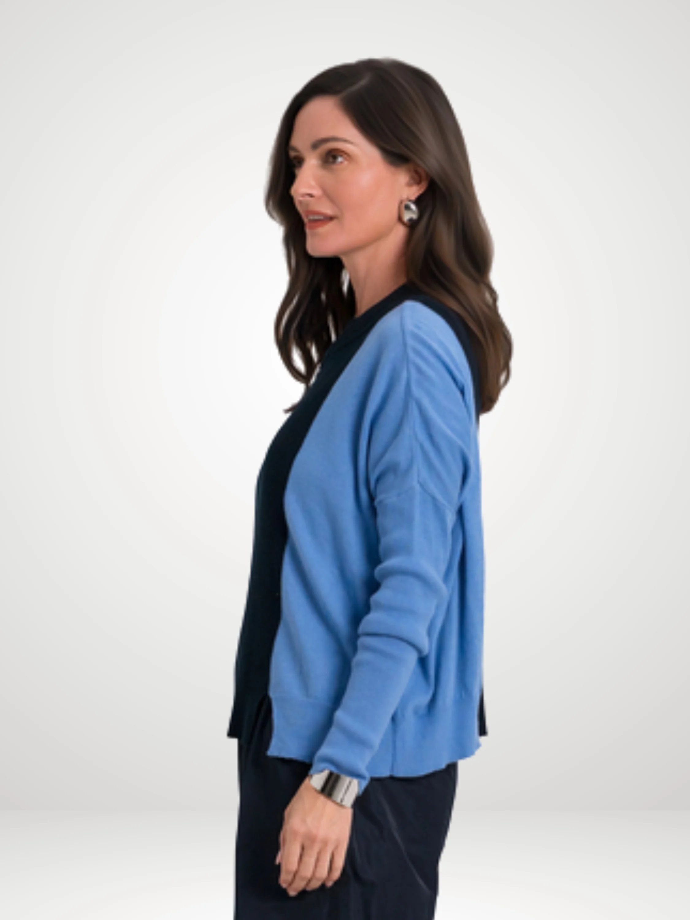 Sporty Sweater in Marina/Midnight
