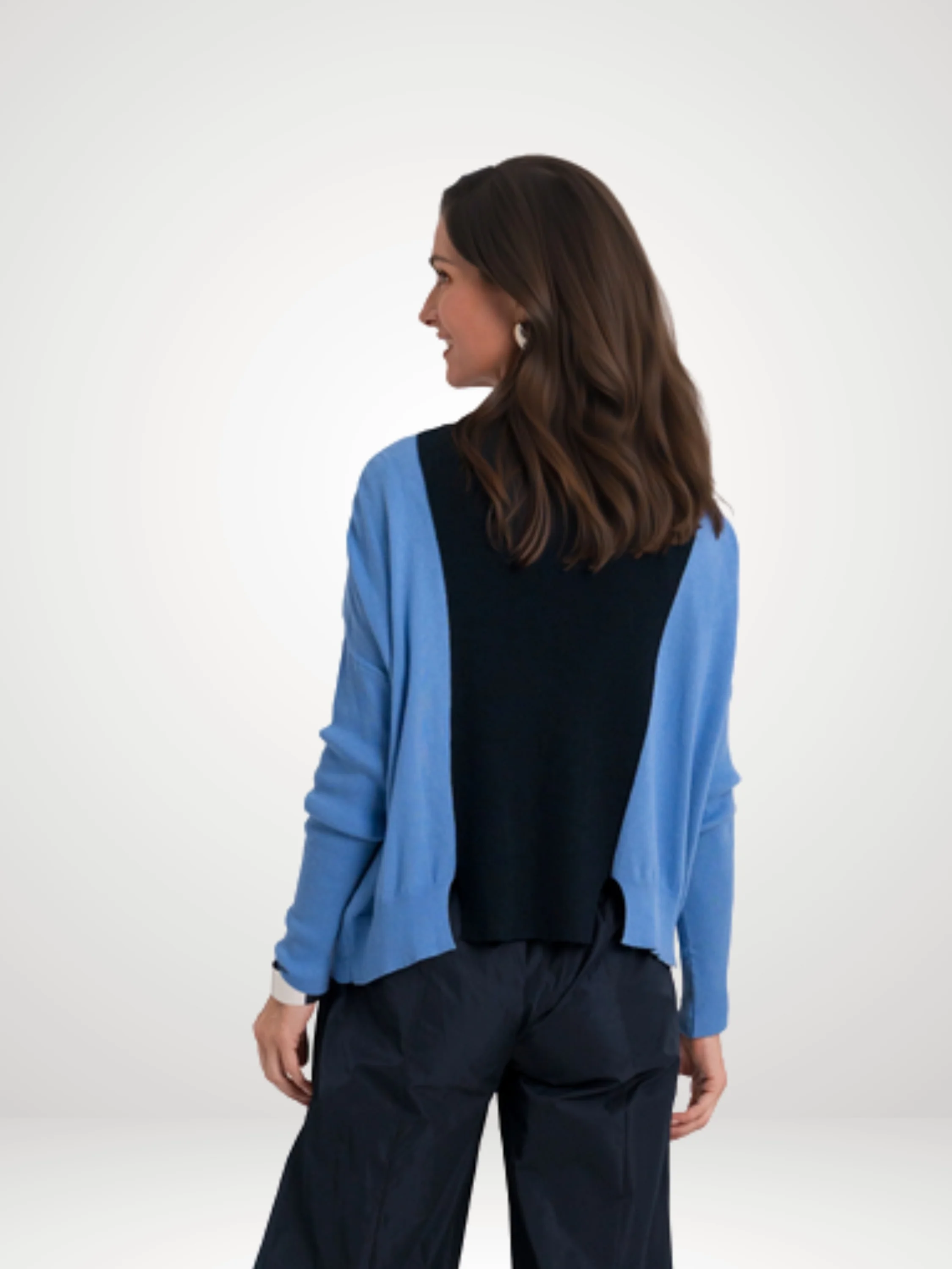 Sporty Sweater in Marina/Midnight