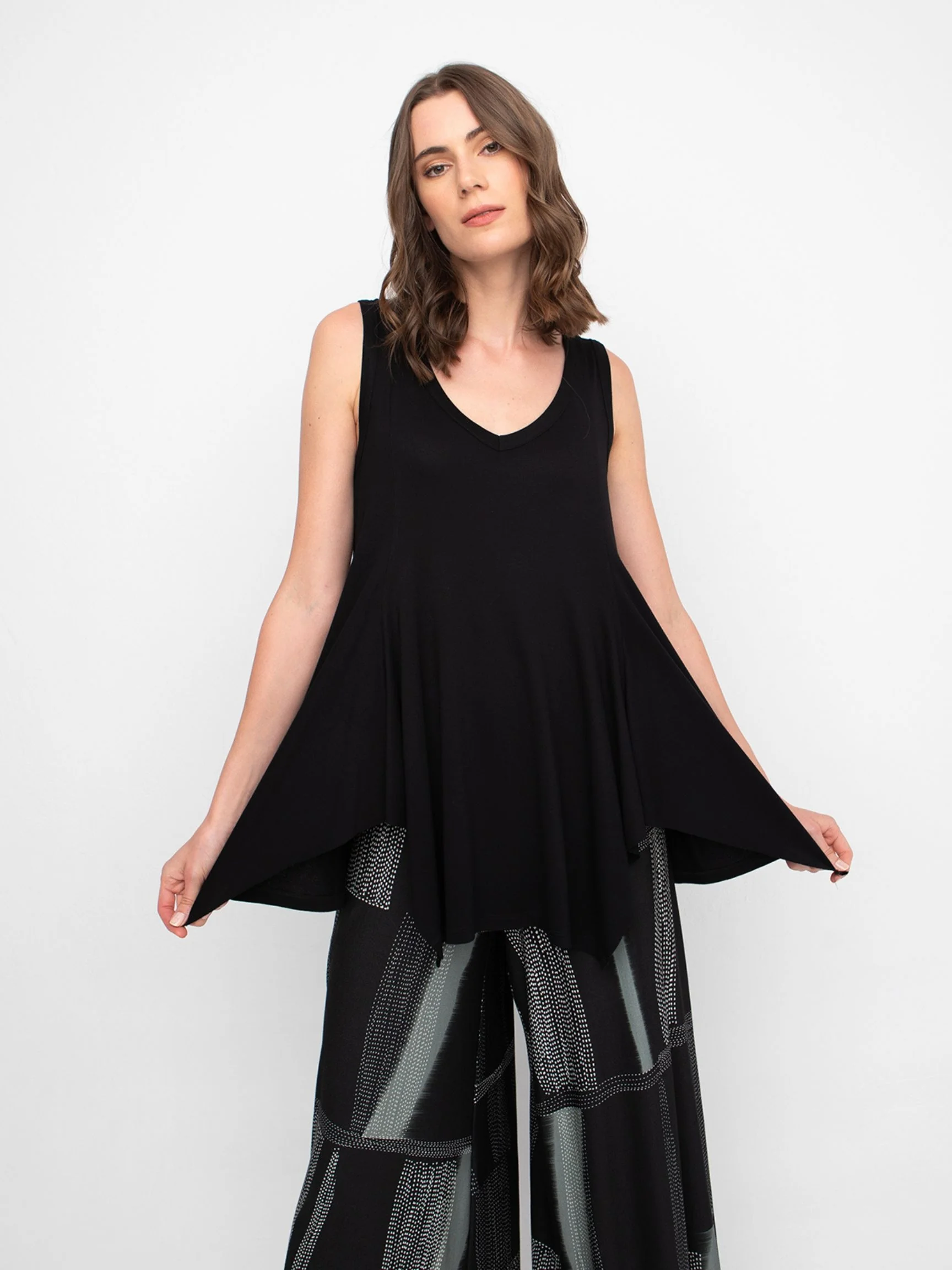 Stealth Tunic Tank in Black