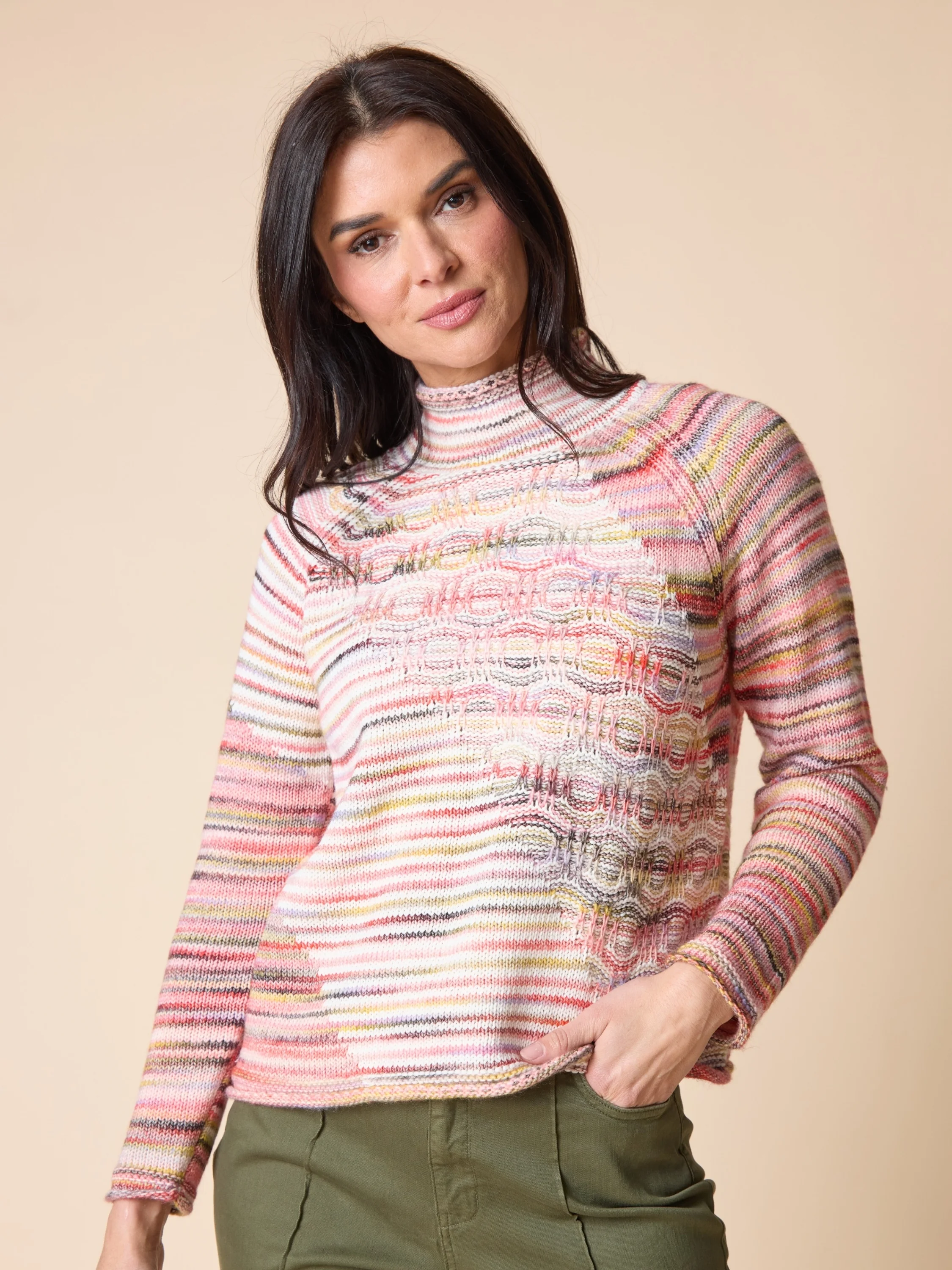 Stitch Pullover in Wineberry