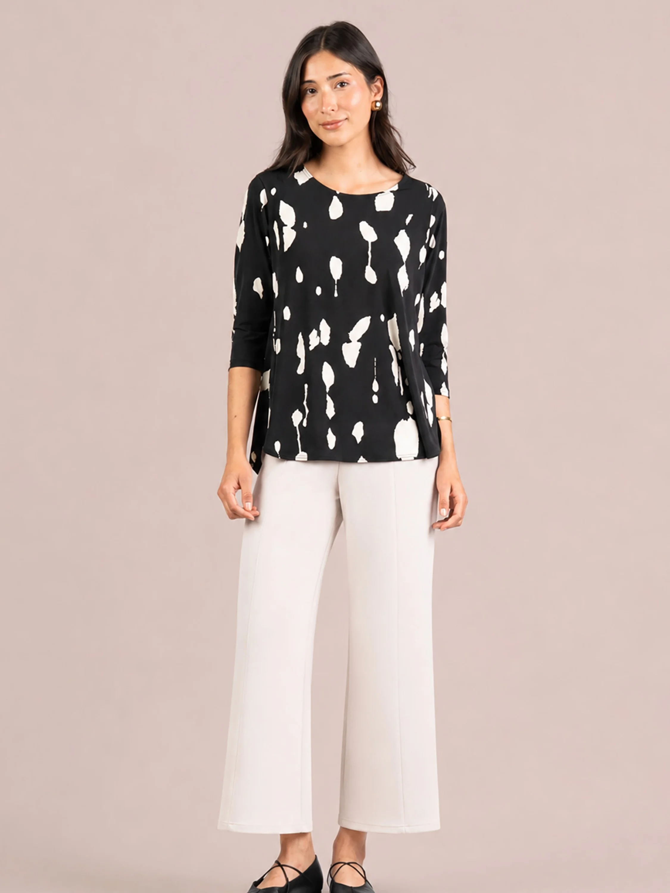 Straight As It Seams Pant in Ecru