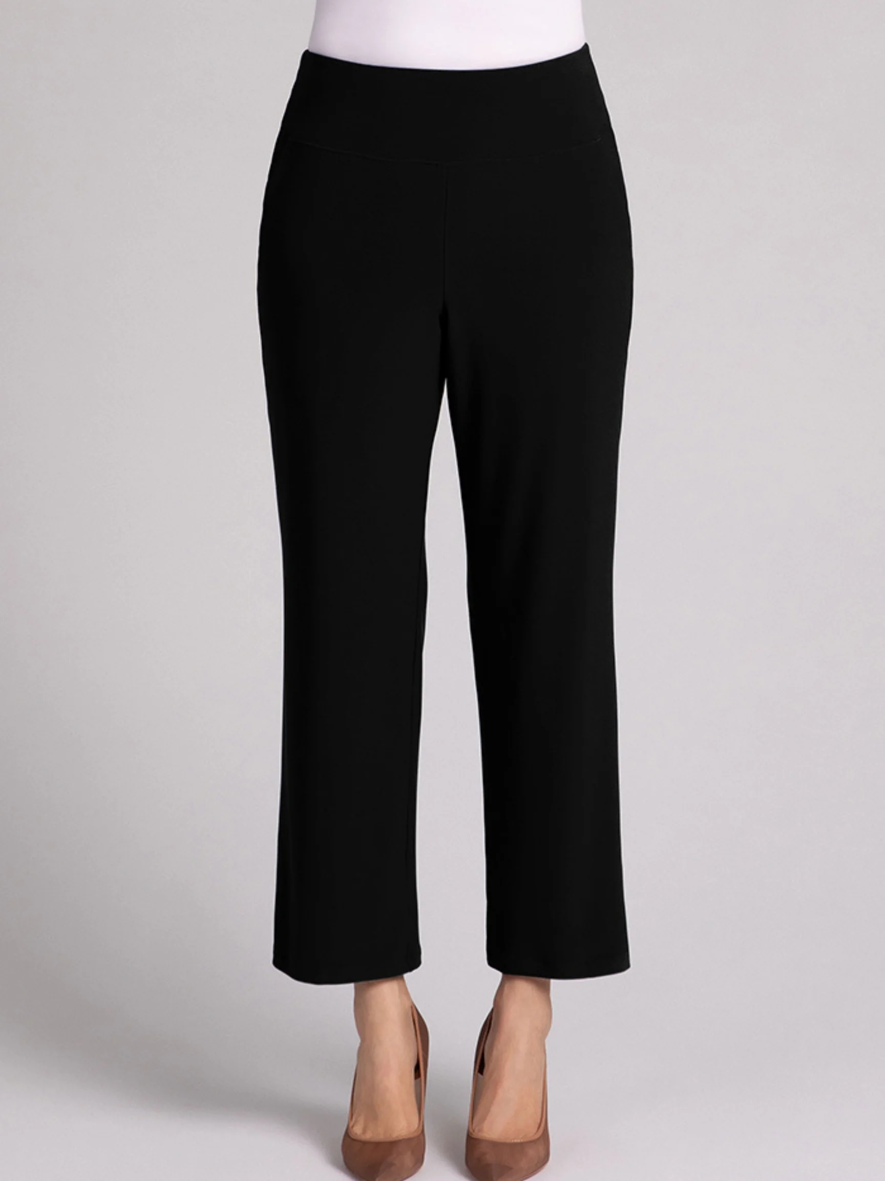 Straight Leg Pant in Black