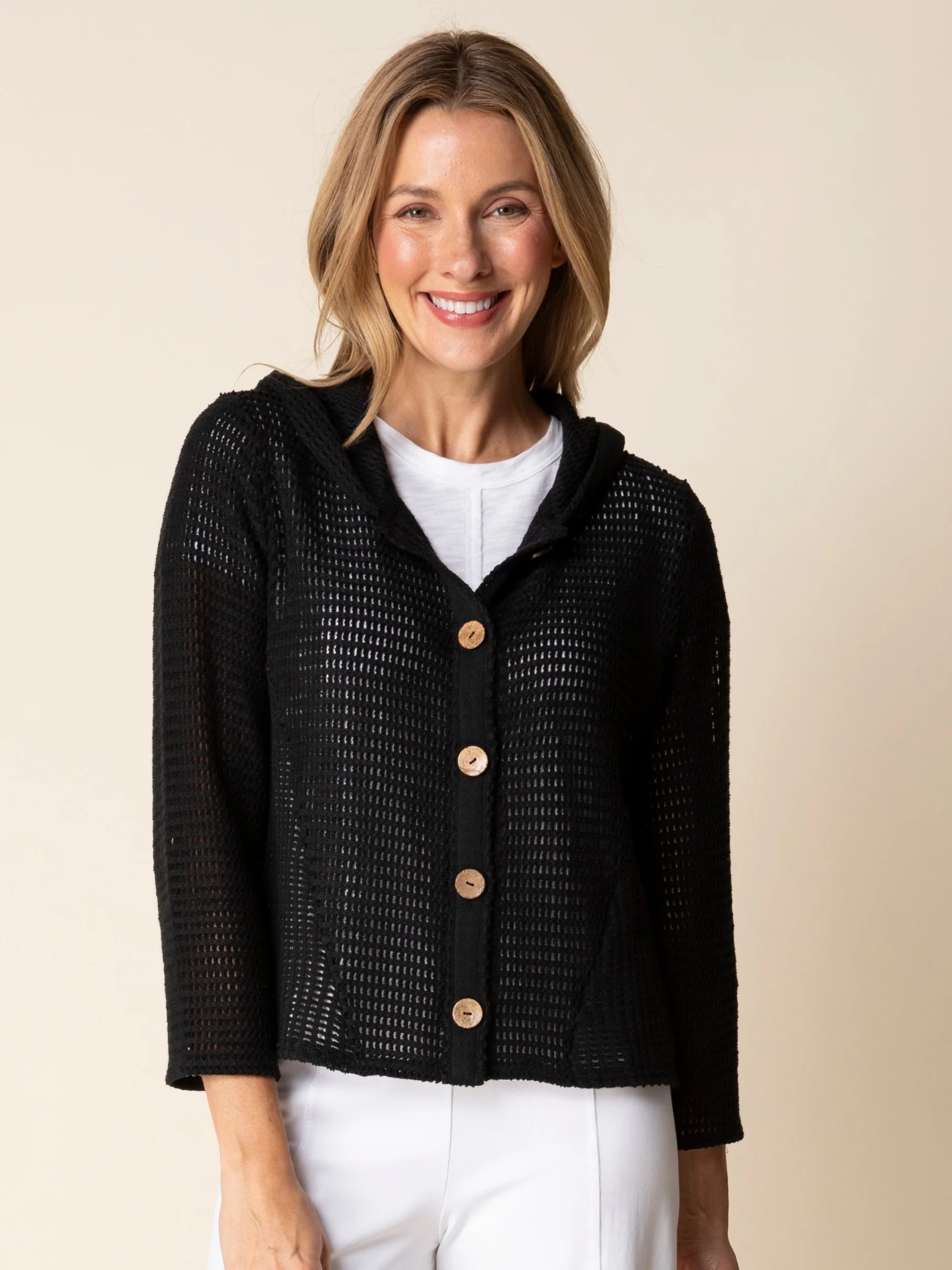 Summer Breeze Cardigan in Black