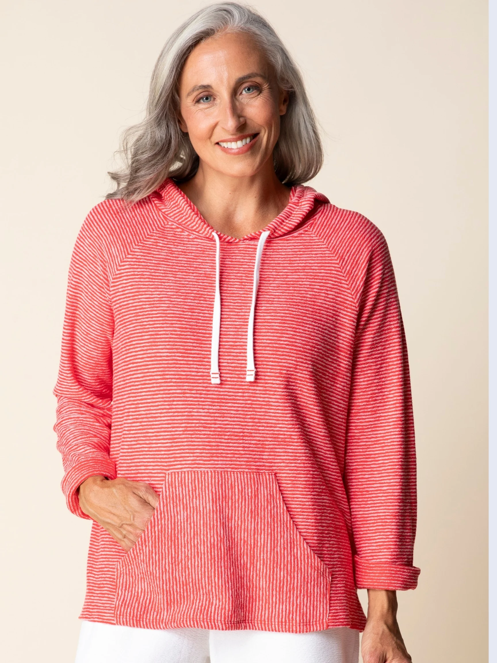 Sunrise Pullover in Tomato