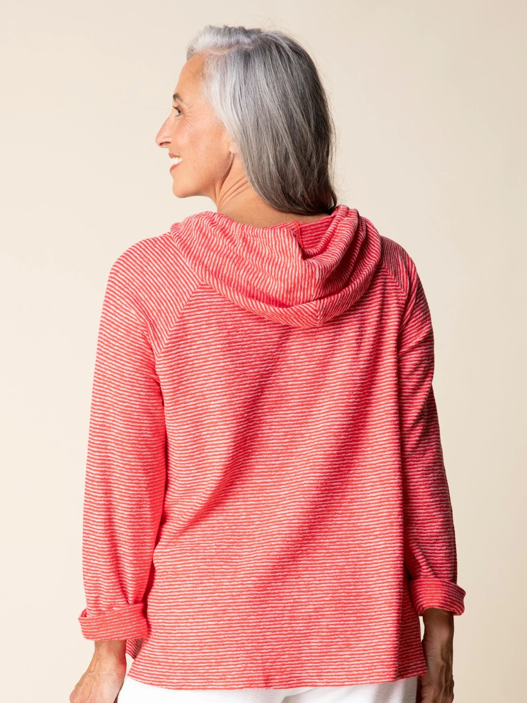 Sunrise Pullover in Tomato