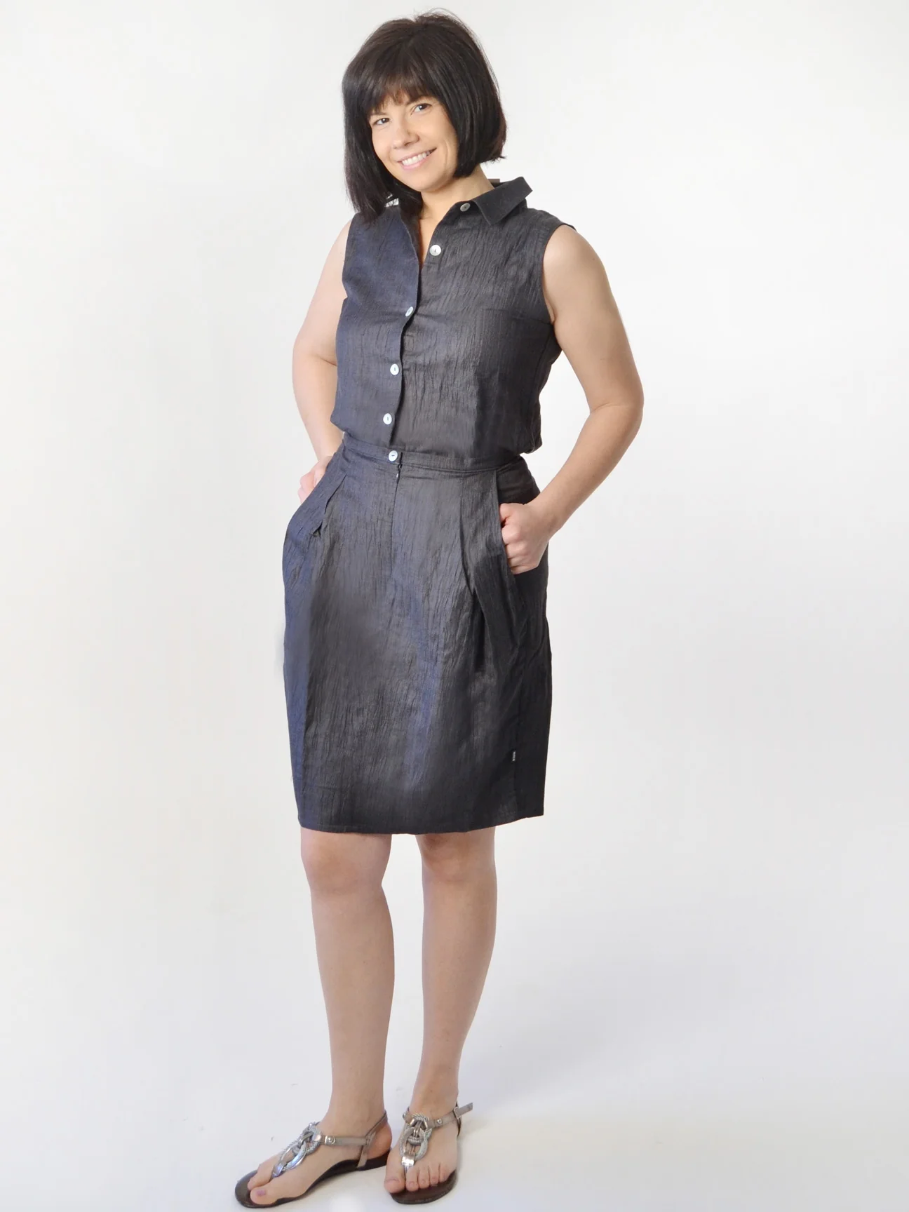Susan Skirt in Susan Grey