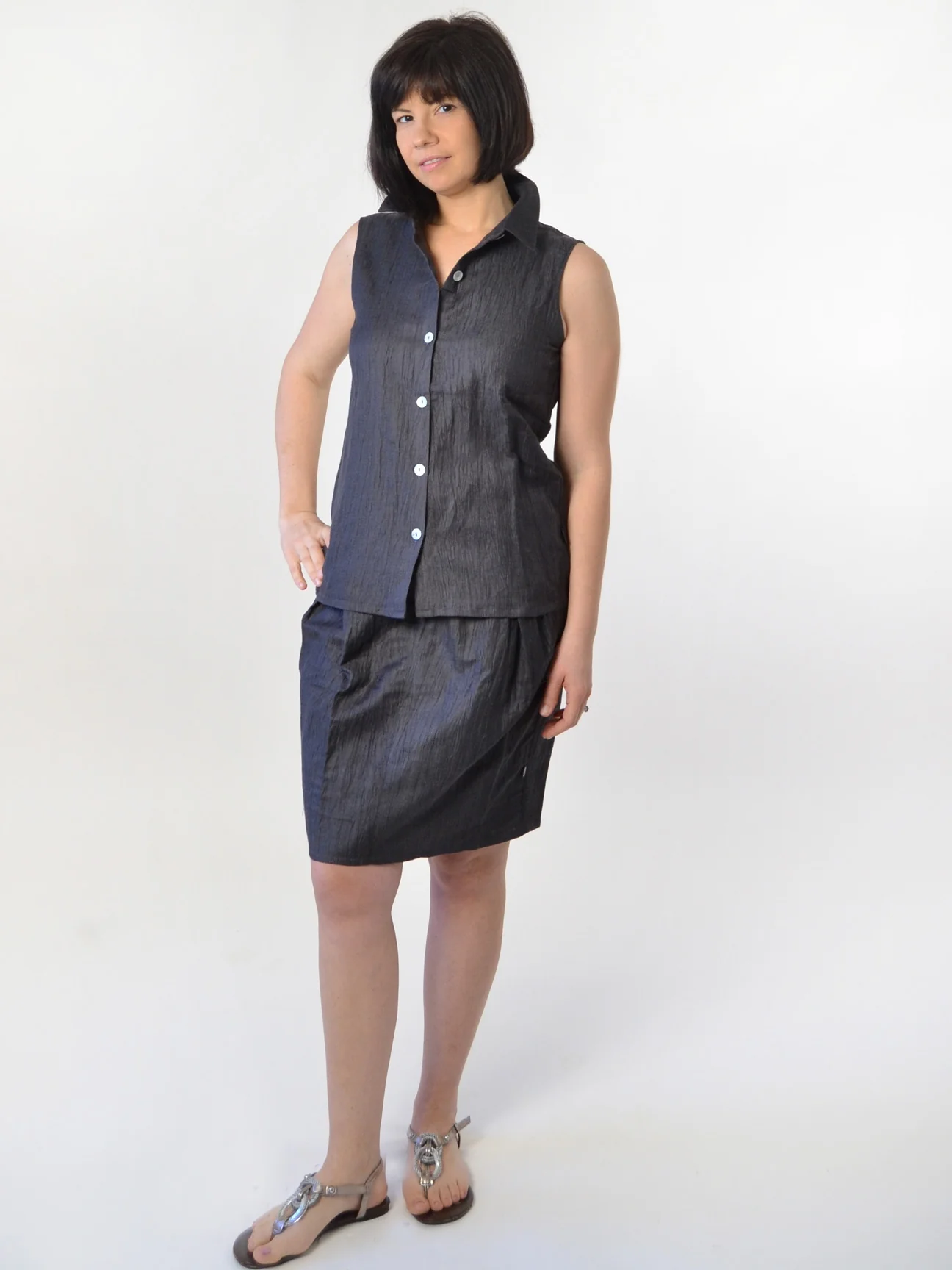 Susan Skirt in Susan Grey