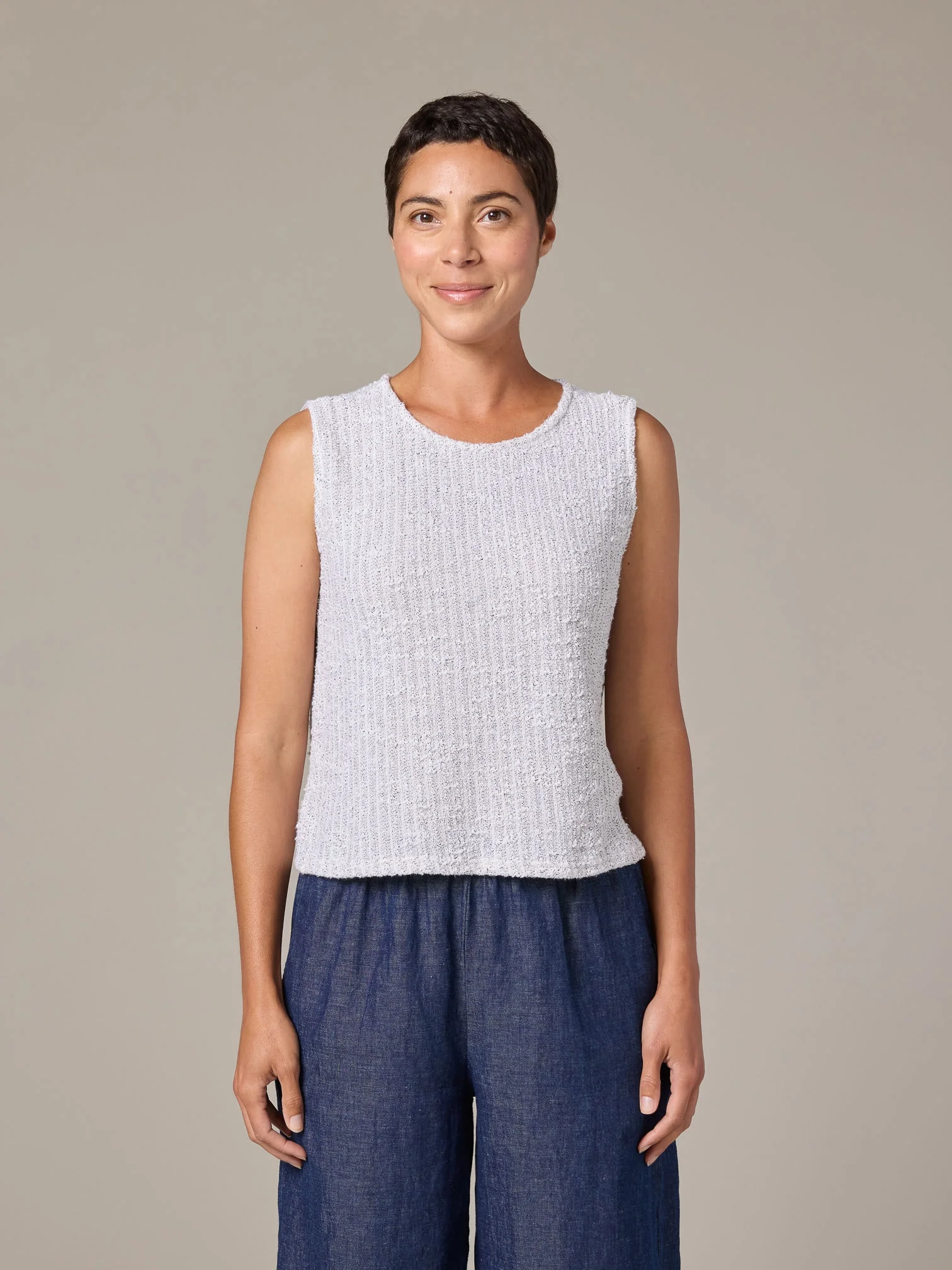 Sweater Vest in White