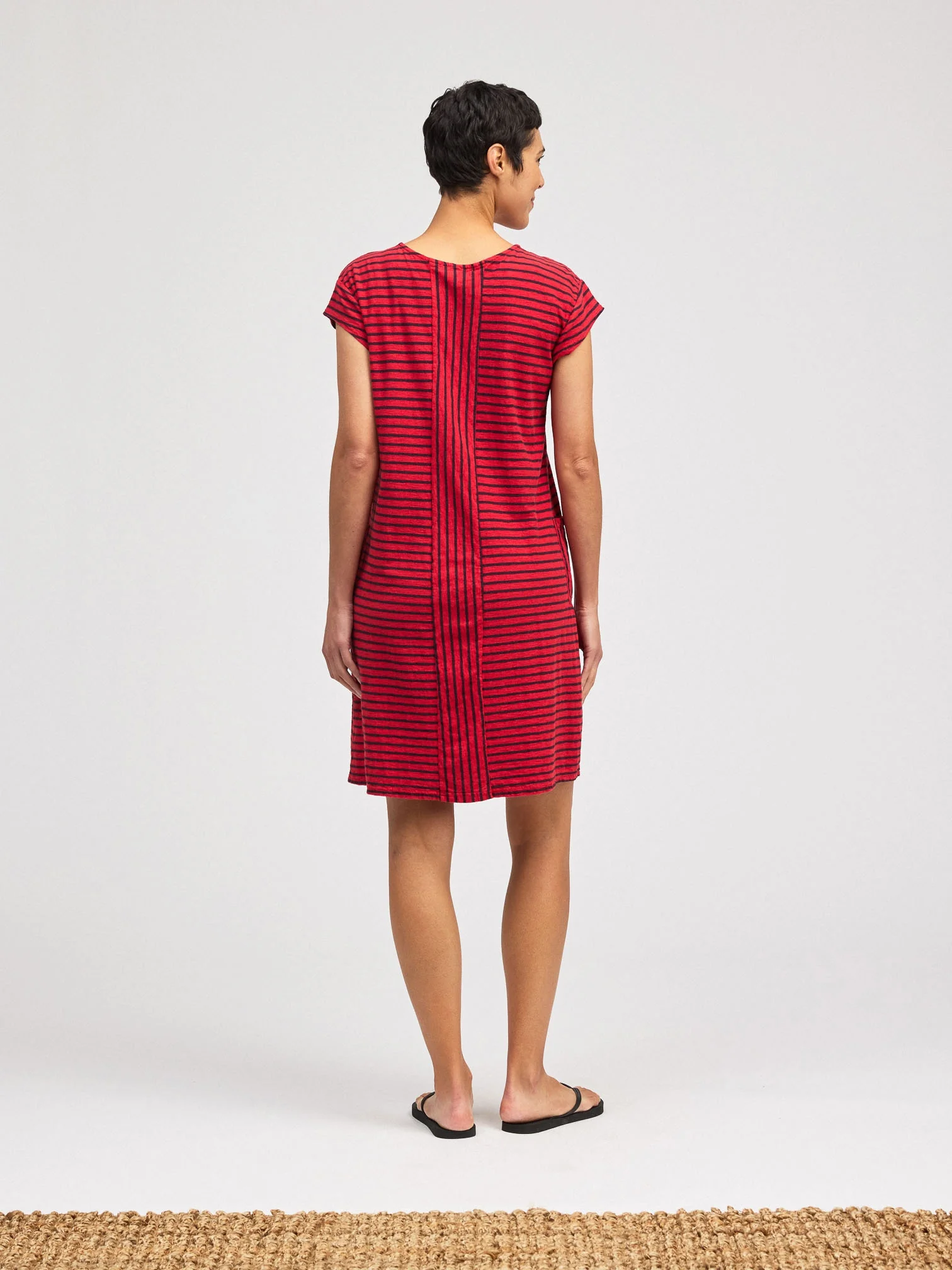 T-Shirt Dress in Cherry