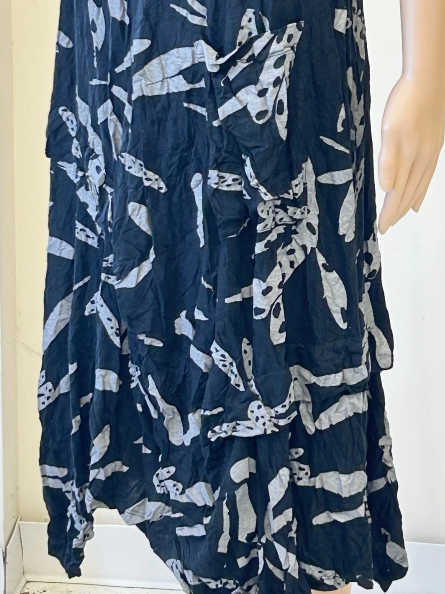 Talia Skirt in Black Print