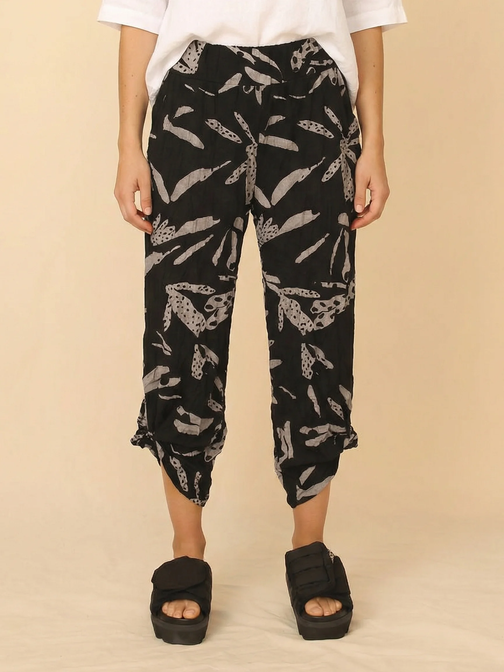 Tilly Pant in Black Print