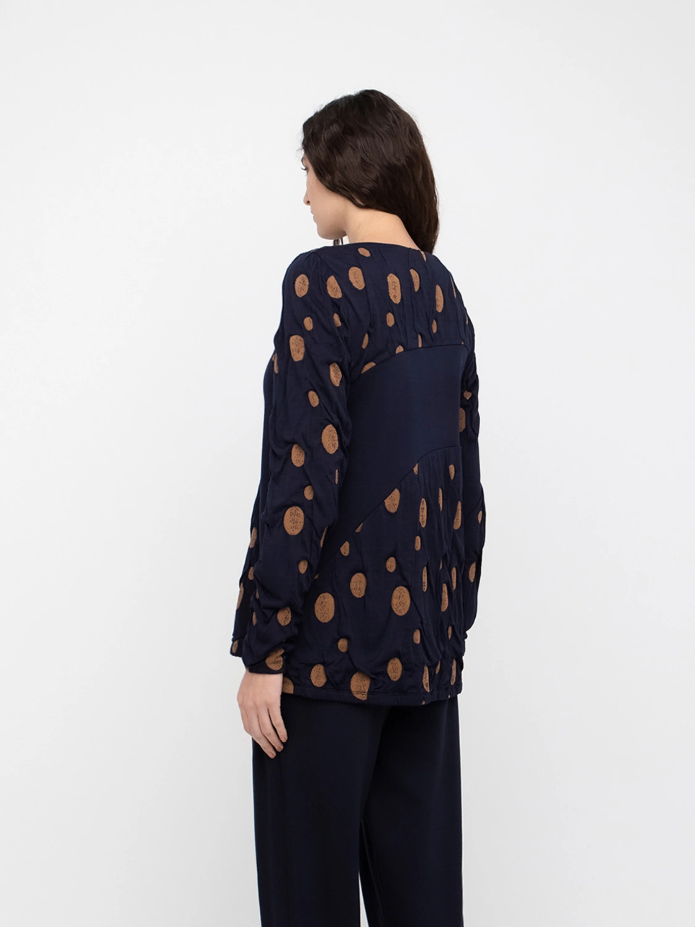 Top in Blue/Mustard