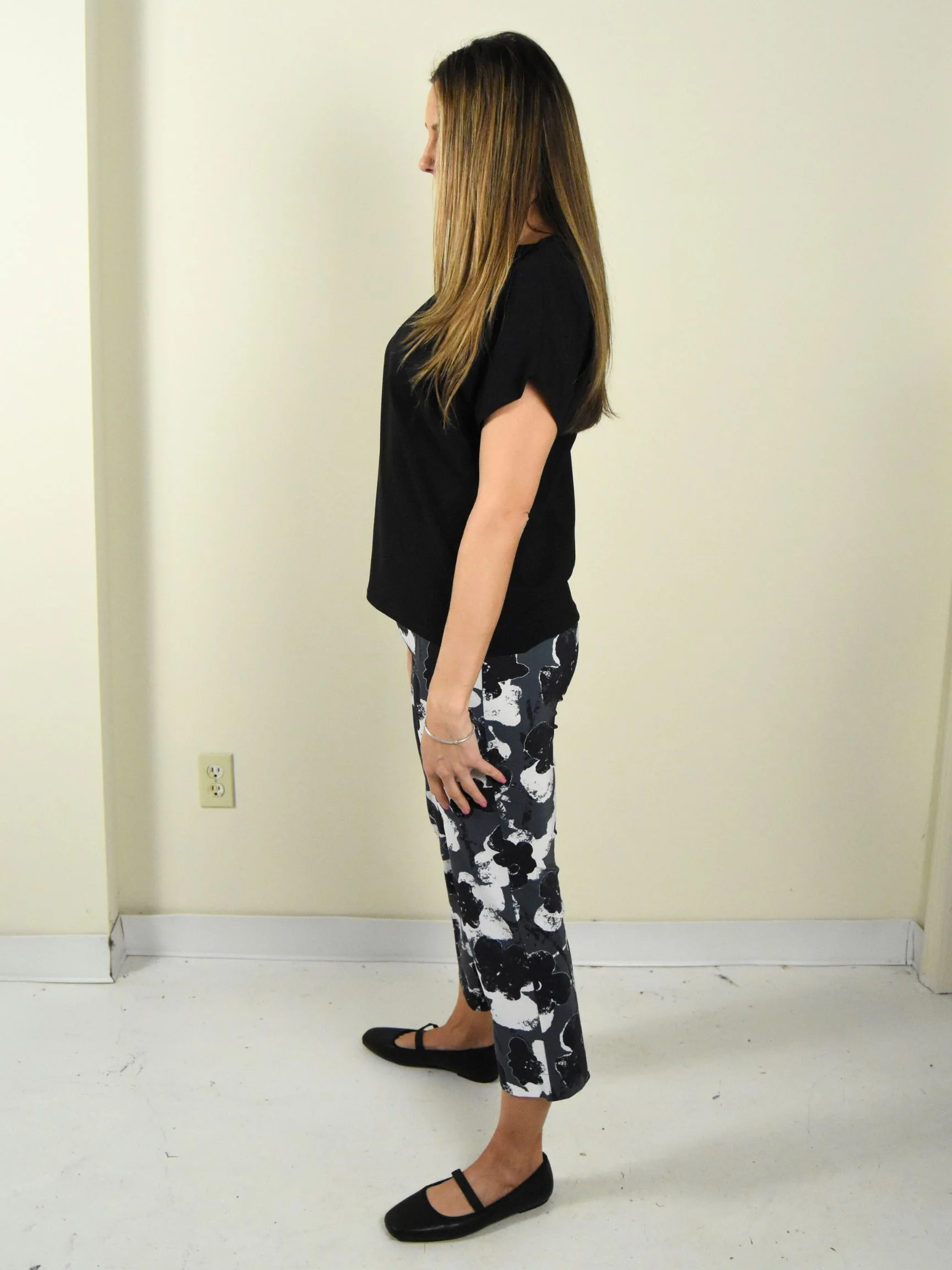 Traveler Crop Pant in Haze Blossom