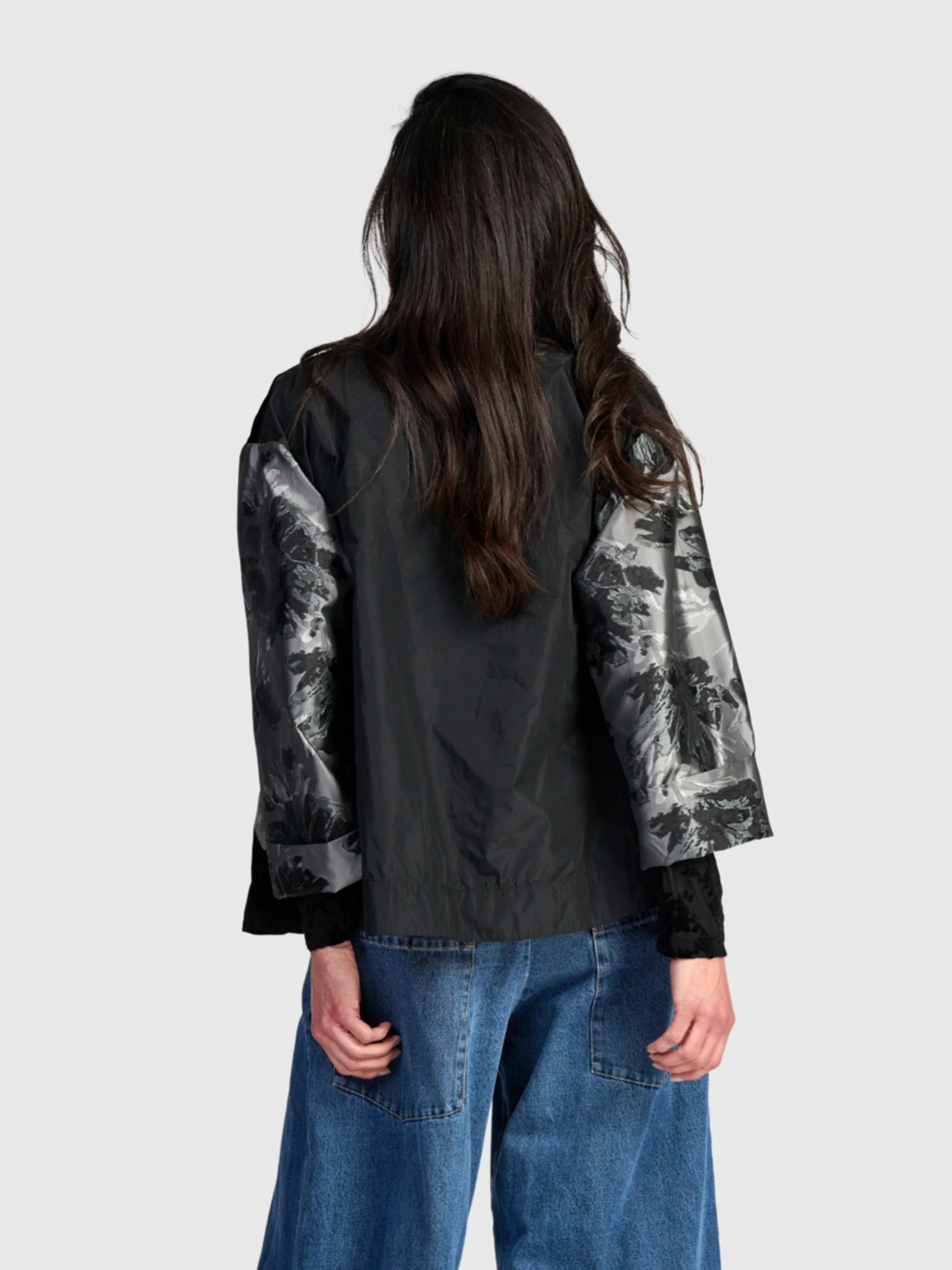 Velvet Jacquard Jacket in Mix