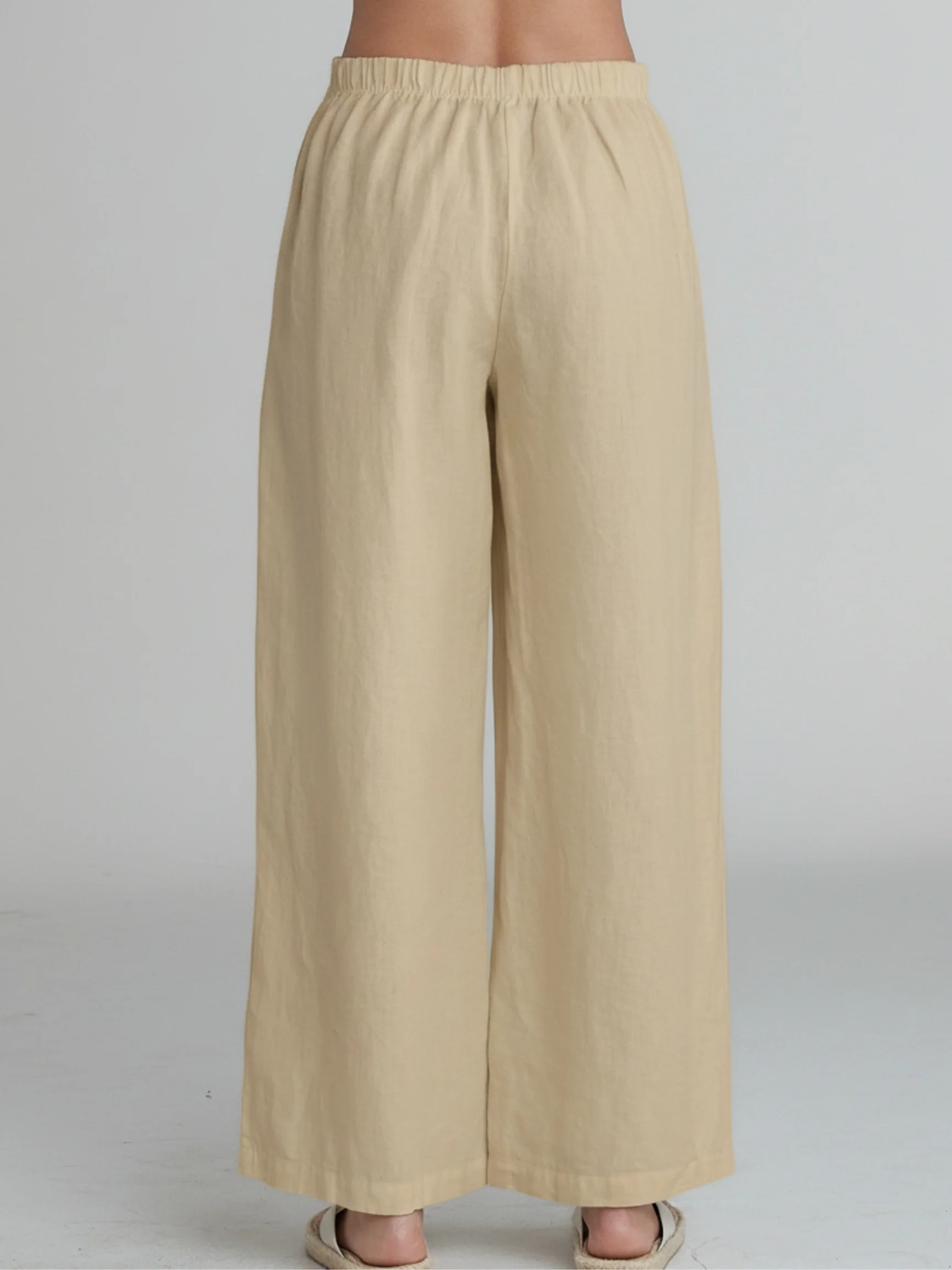 Wide Leg Pant in Moonlight