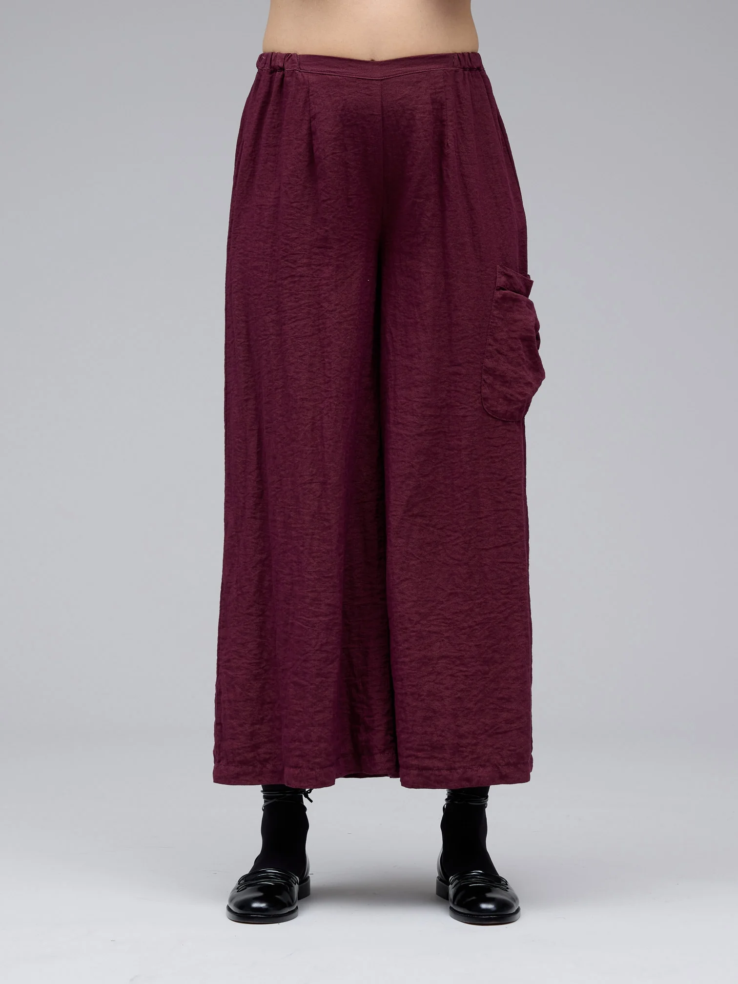 Wide Leg Pocket Pant in Cinnabark