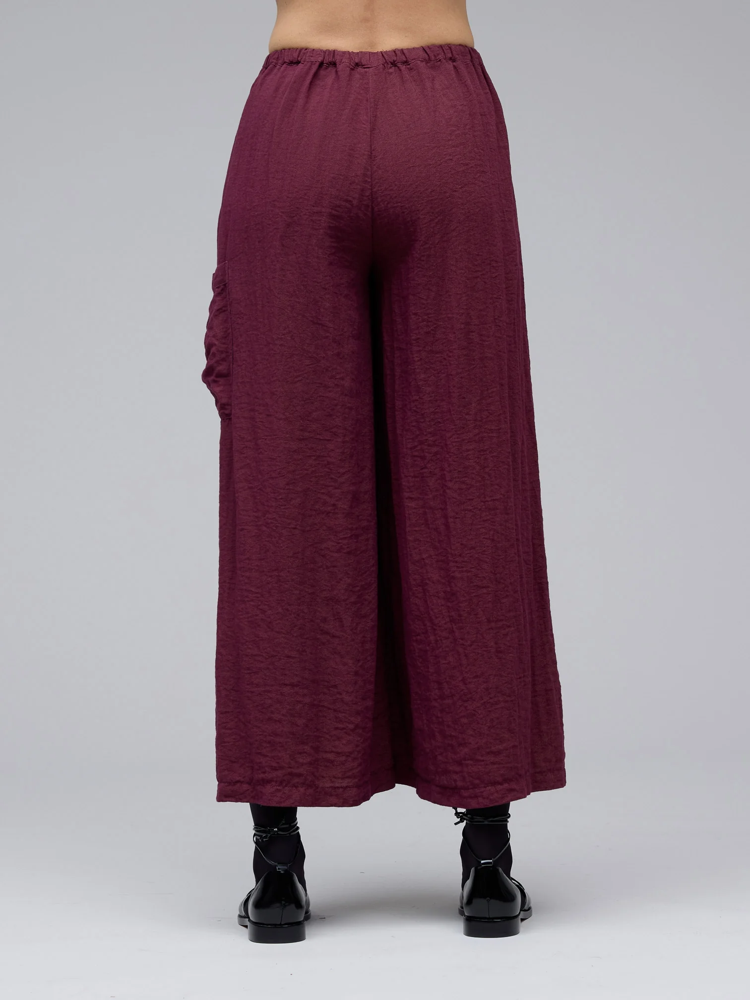 Wide Leg Pocket Pant in Cinnabark
