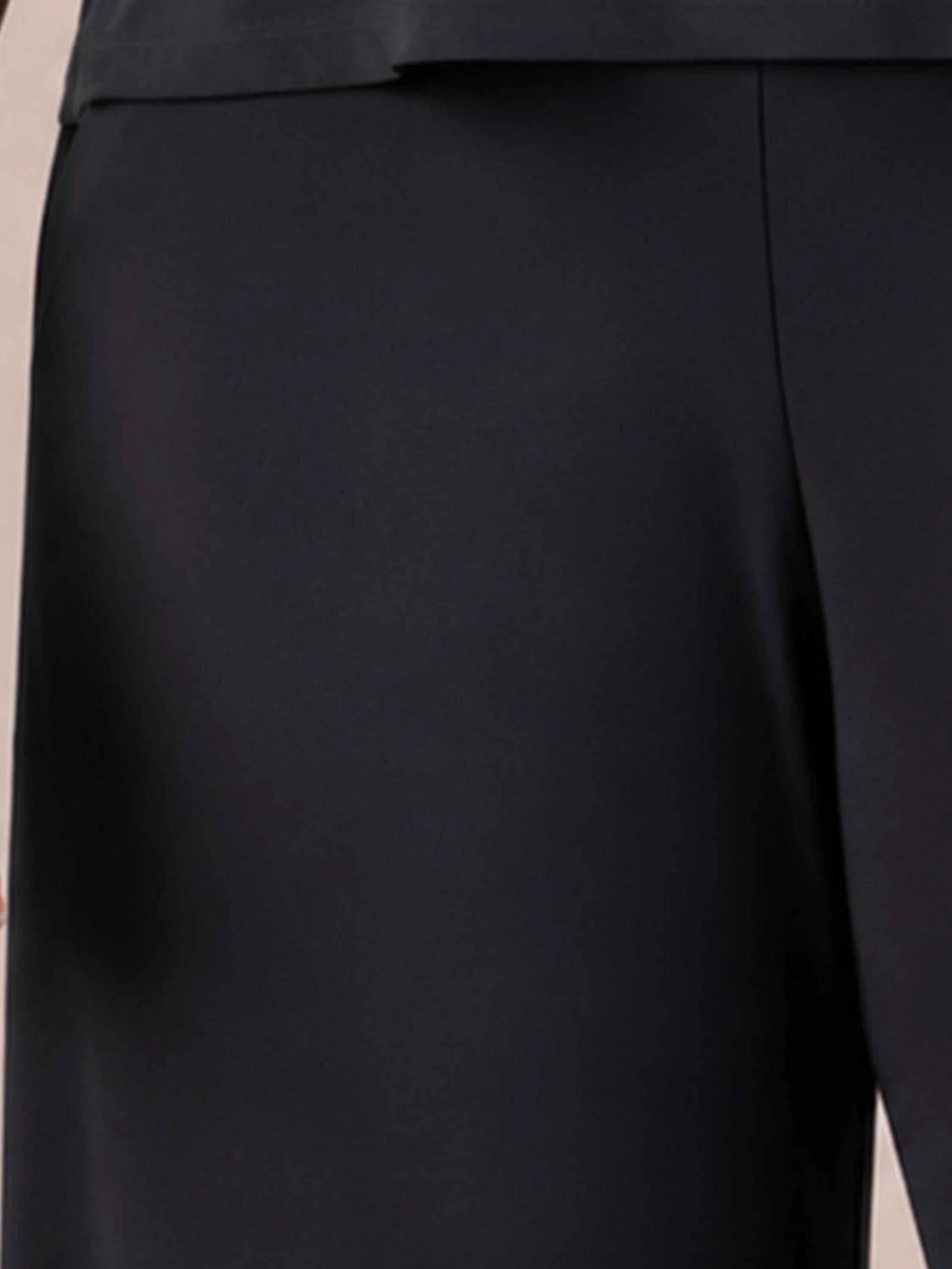 Wide Leg Trouser in Black
