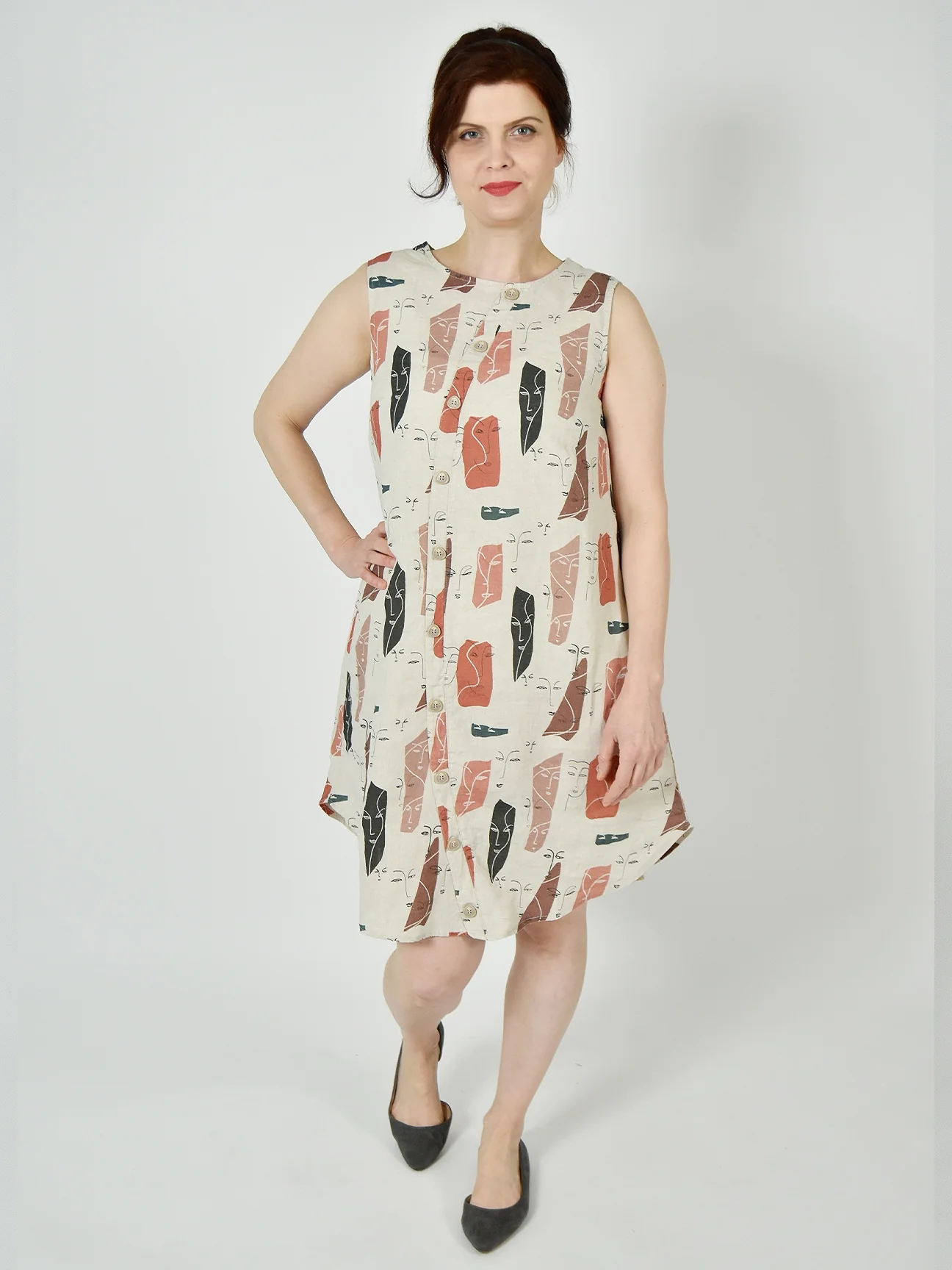 Winnie Dress in Faces