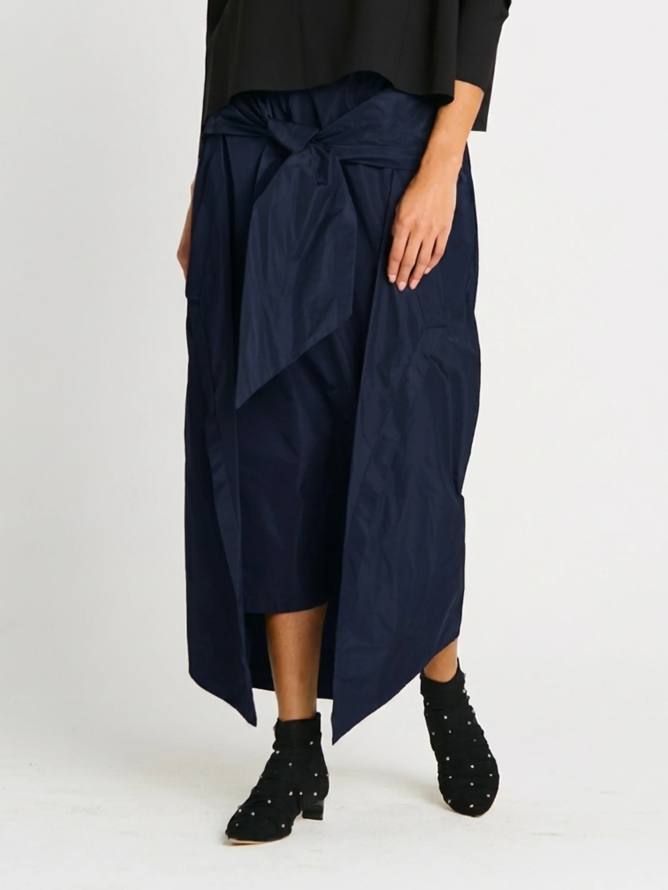 Wrap Skirt in Midnight