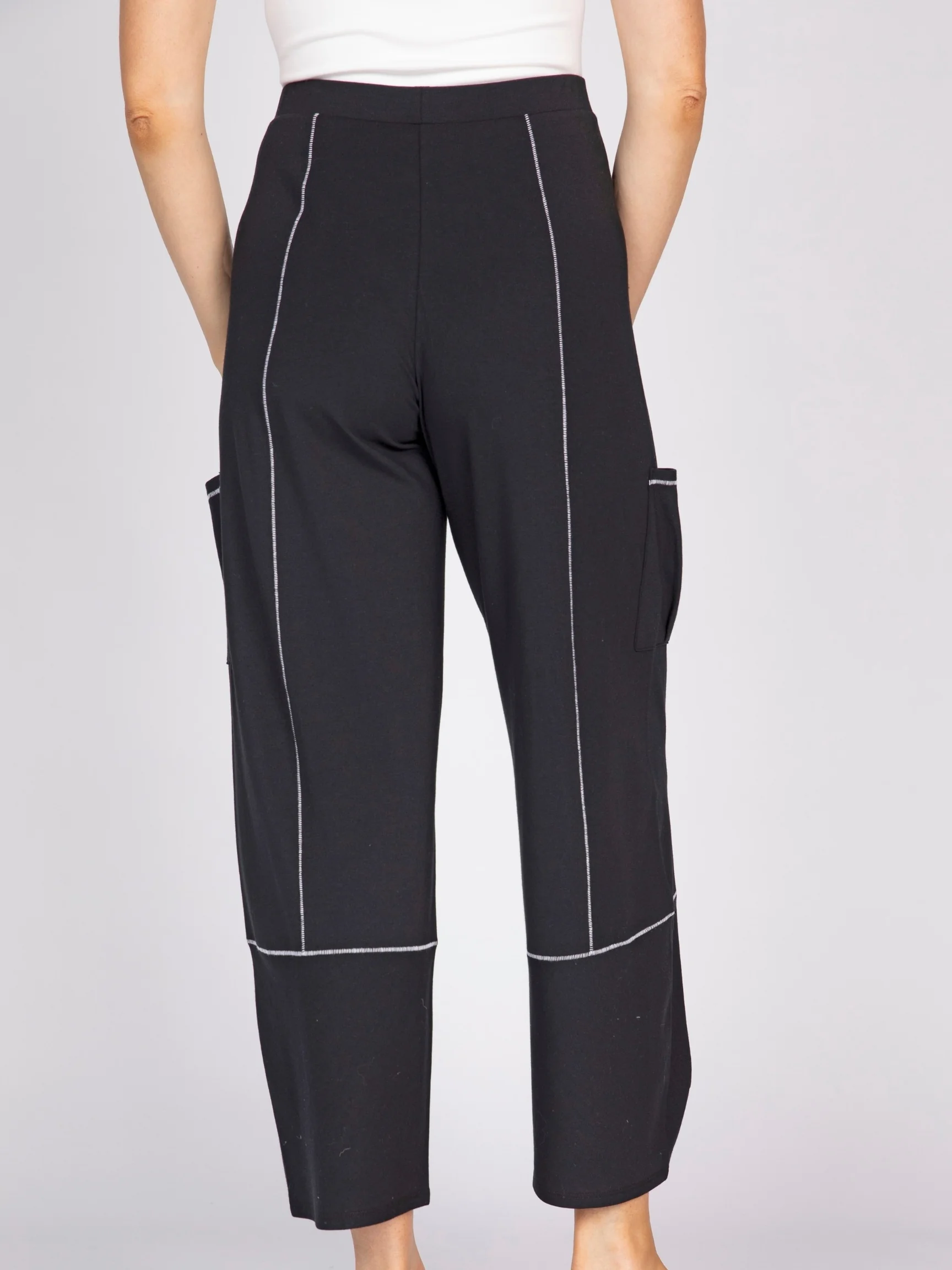 Zanna Pckt Pant in Black