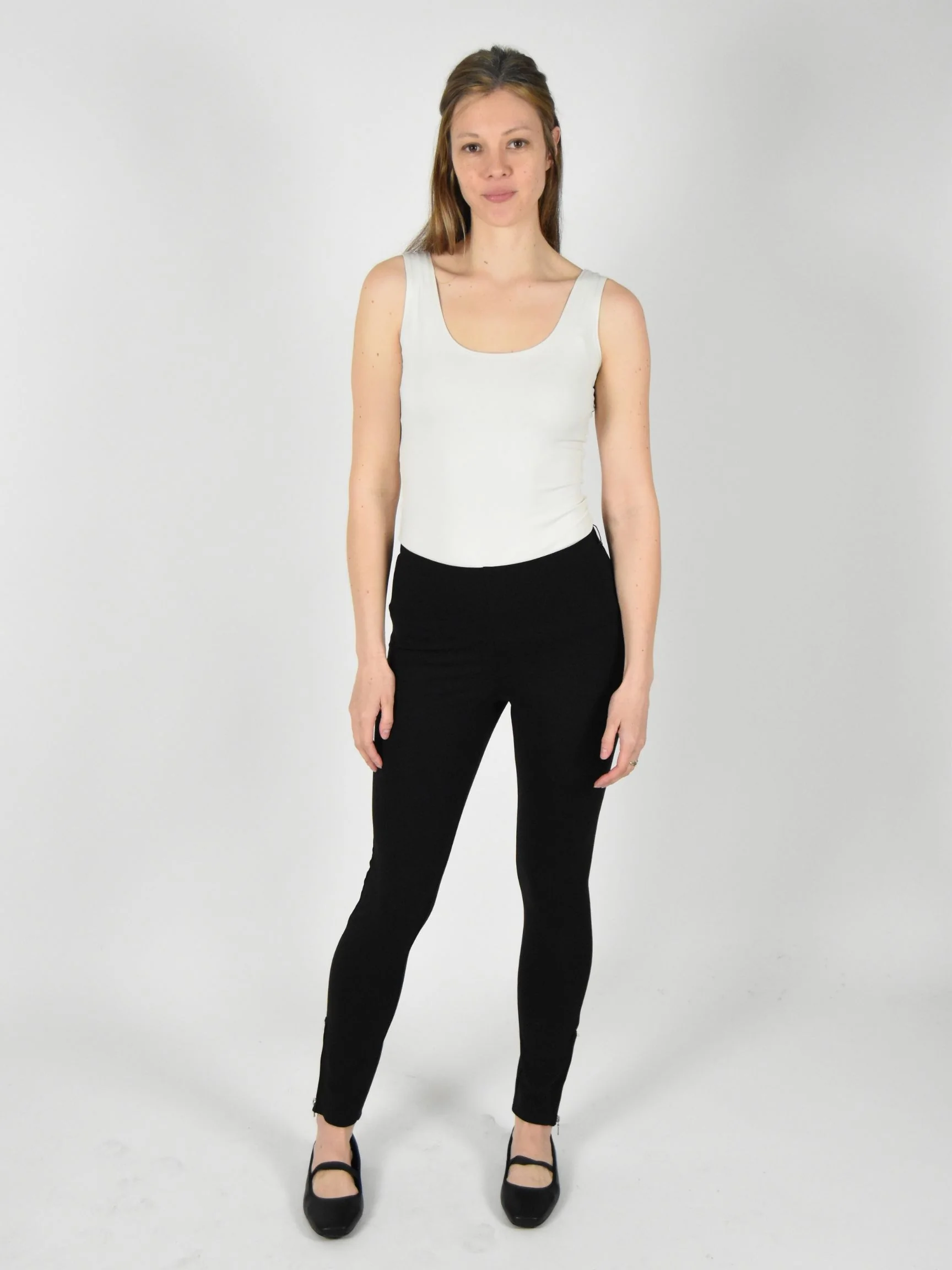 Zip Legging in Black
