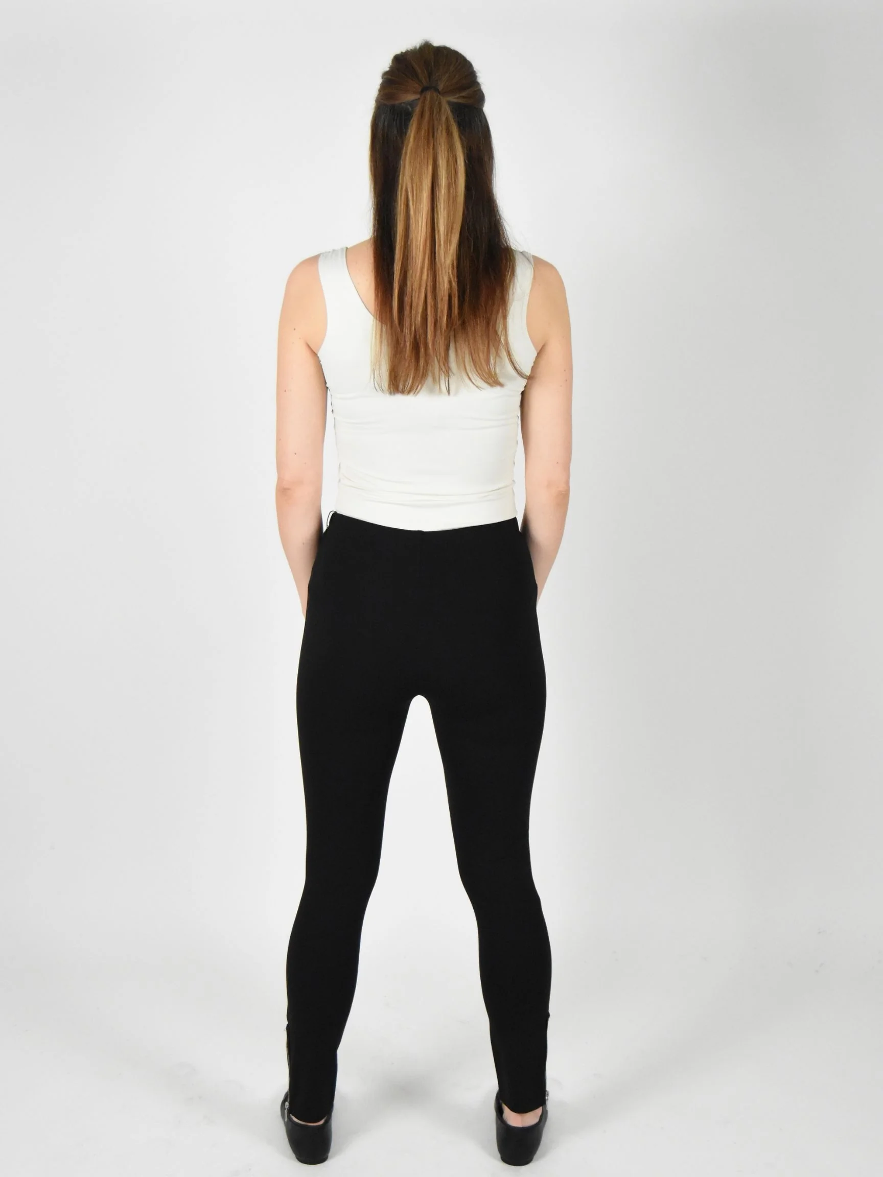 Zip Legging in Black